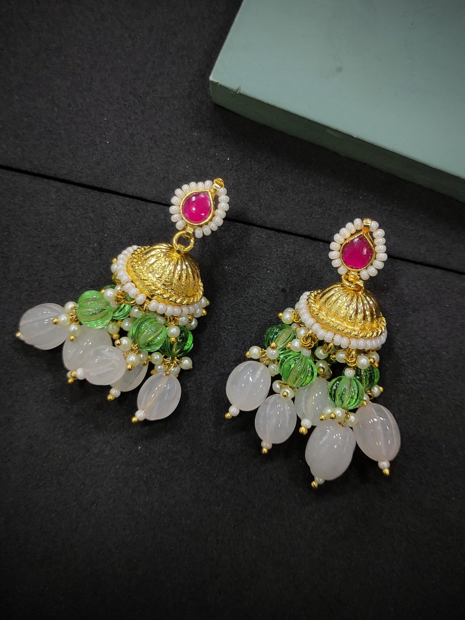 Pachi Kundan/ Jadau Choker Set - Image 2