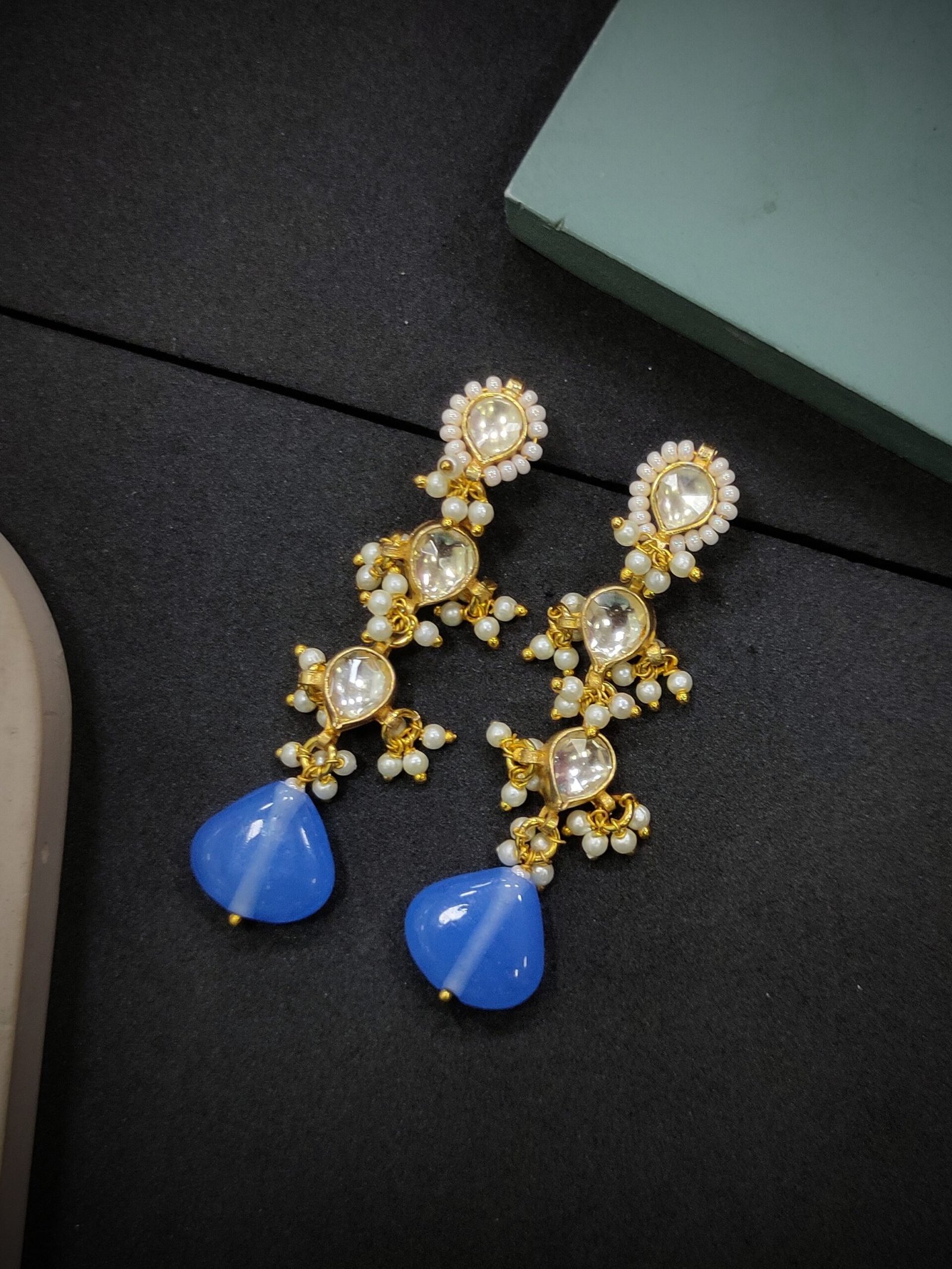 Pachi Kundan/ Jadau Choker Set - Image 2