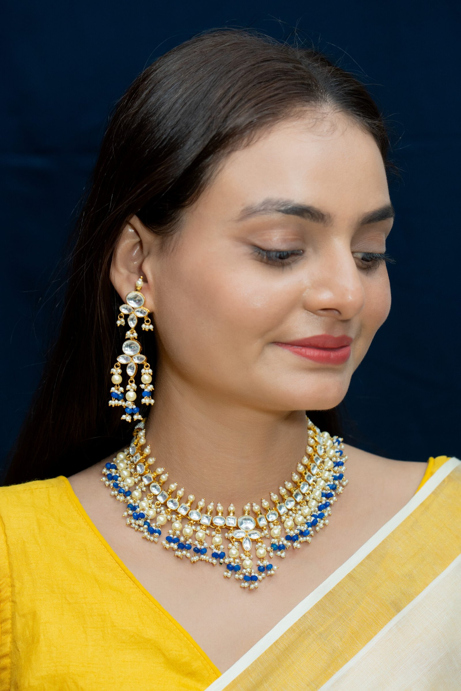 Pachi Kundan/ Jadau Nacklace Set