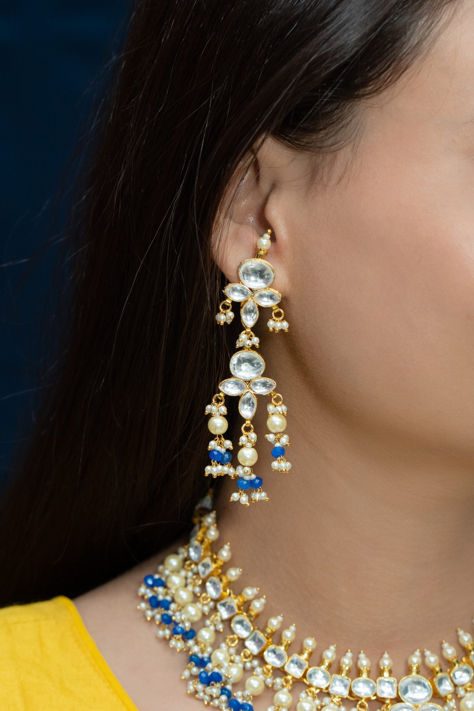 Pachi Kundan/ Jadau Nacklace Set