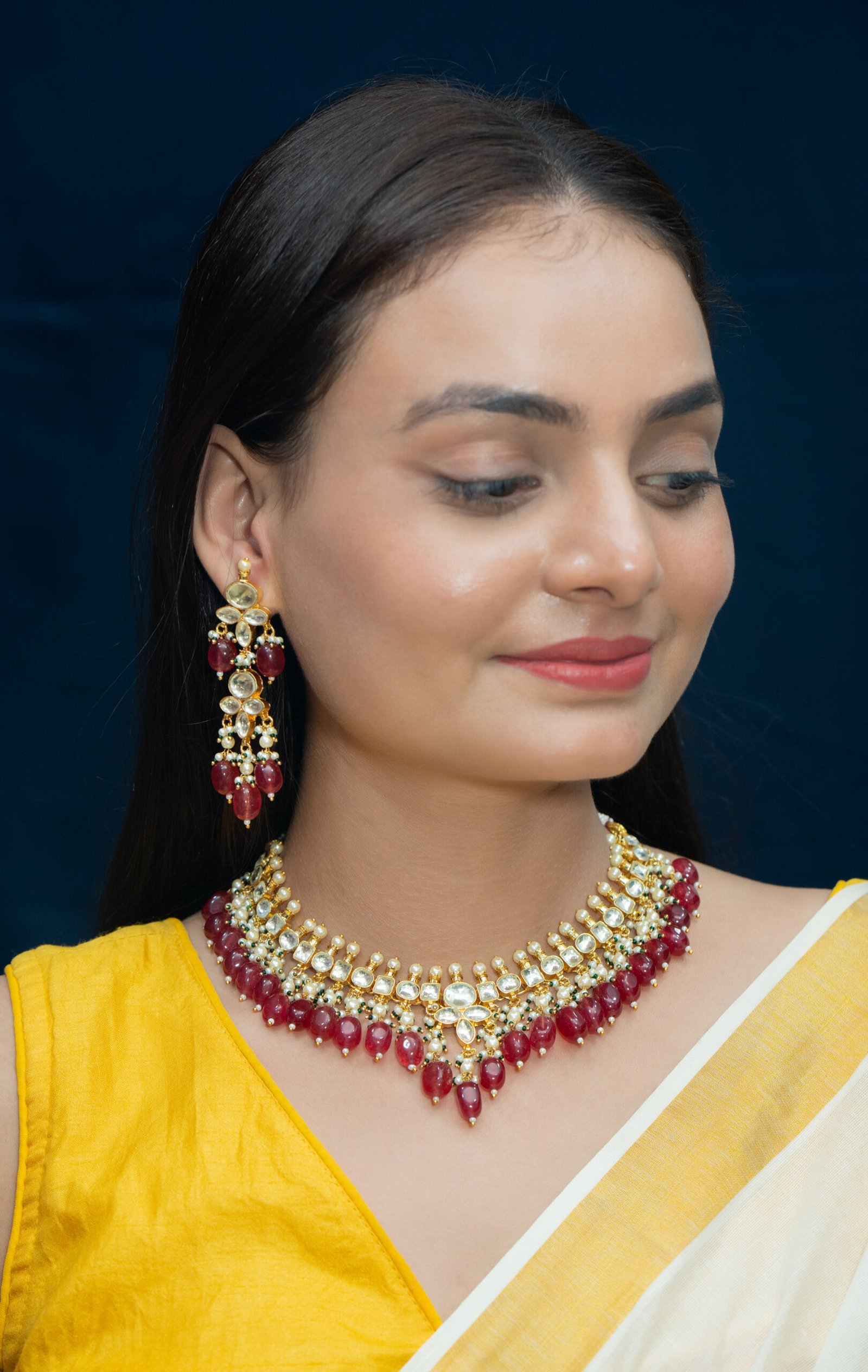 Pachi Kundan/ Jadau Nacklace Set