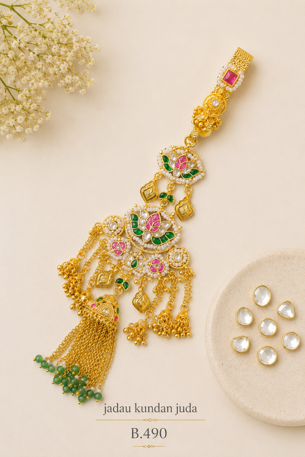Pachi Kundan[Jadau Kundan] Heritage Juda