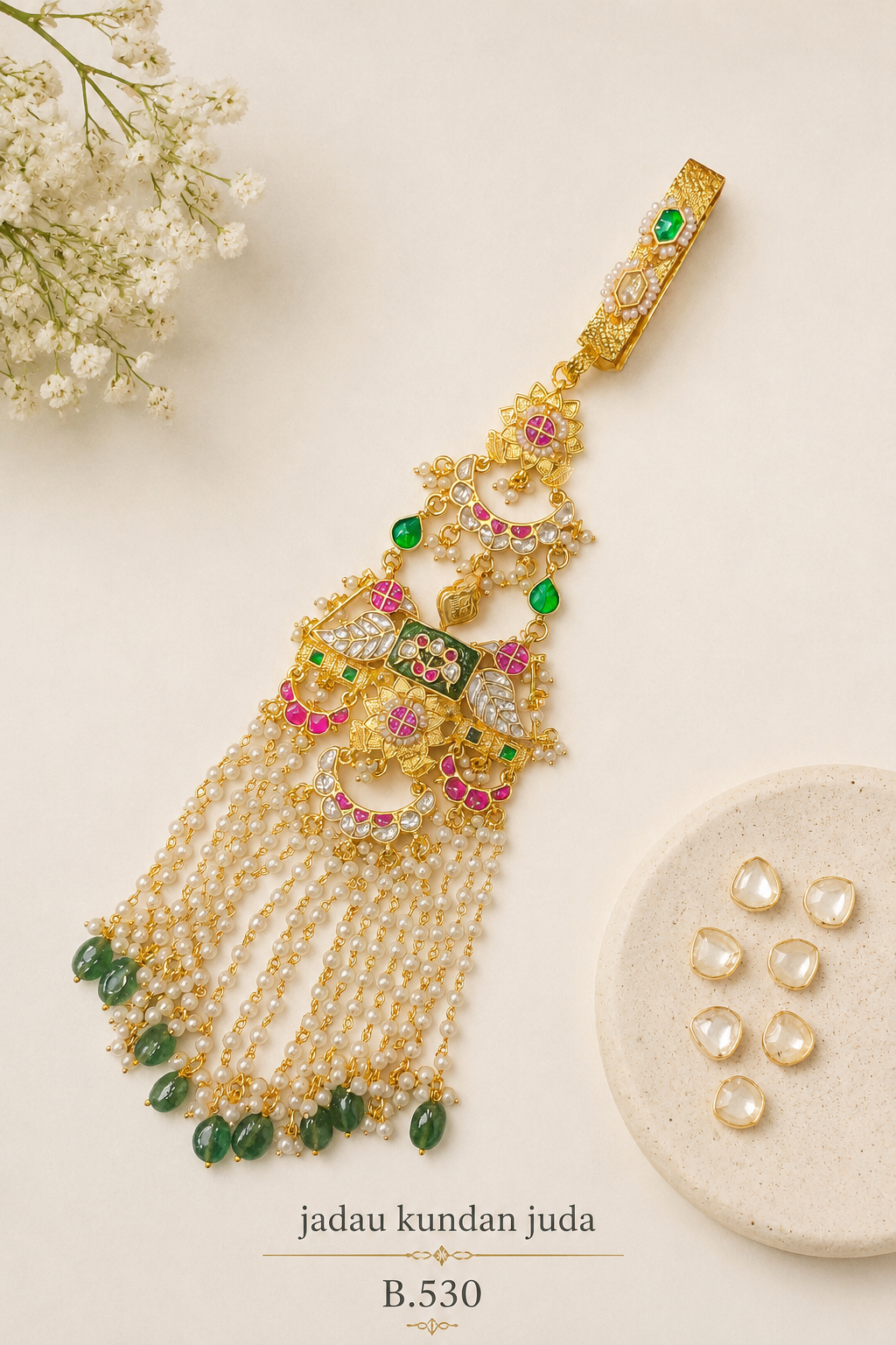 Pachi Kundan[Jadau Kundan] Heritage Juda