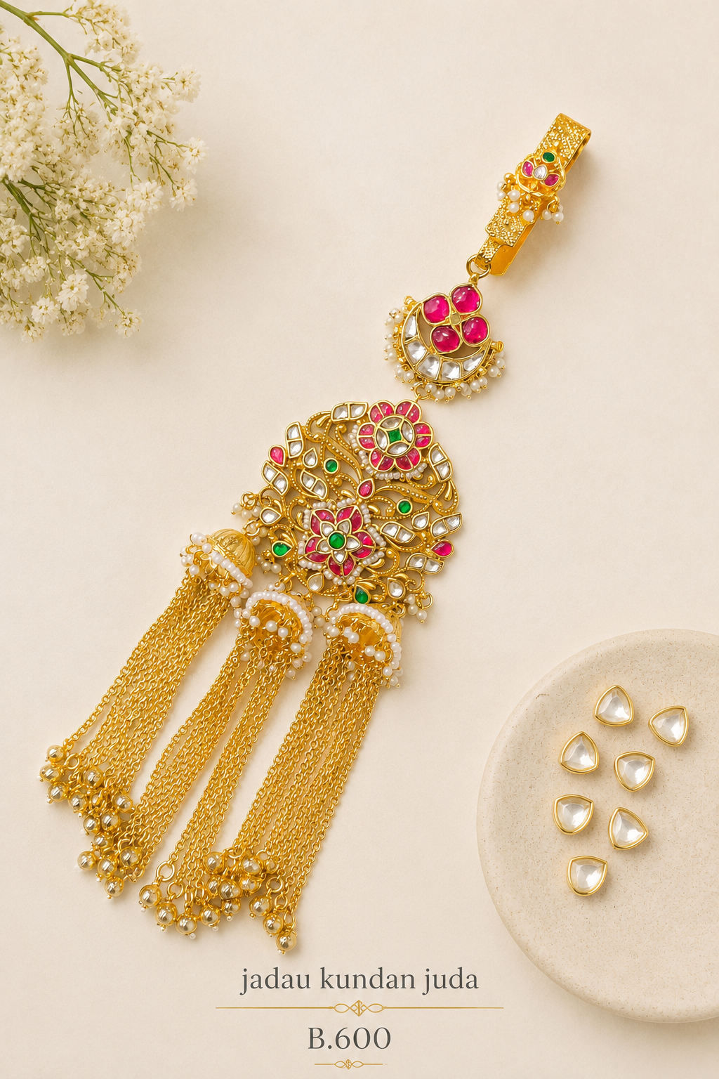 Pachi Kundan[Jadau Kundan] Heritage Juda