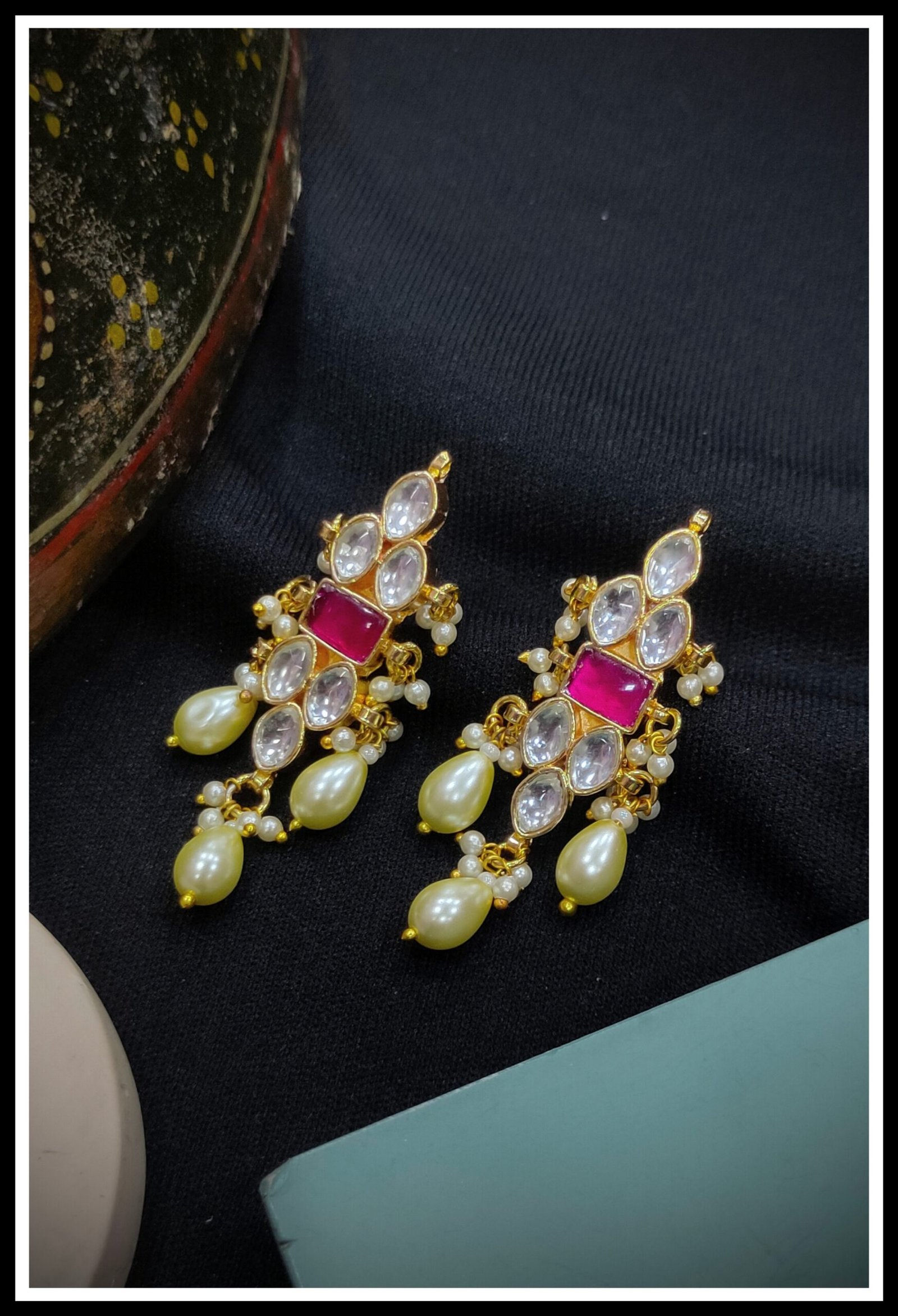 Pachi Kundan/ Jadau Nacklace Set