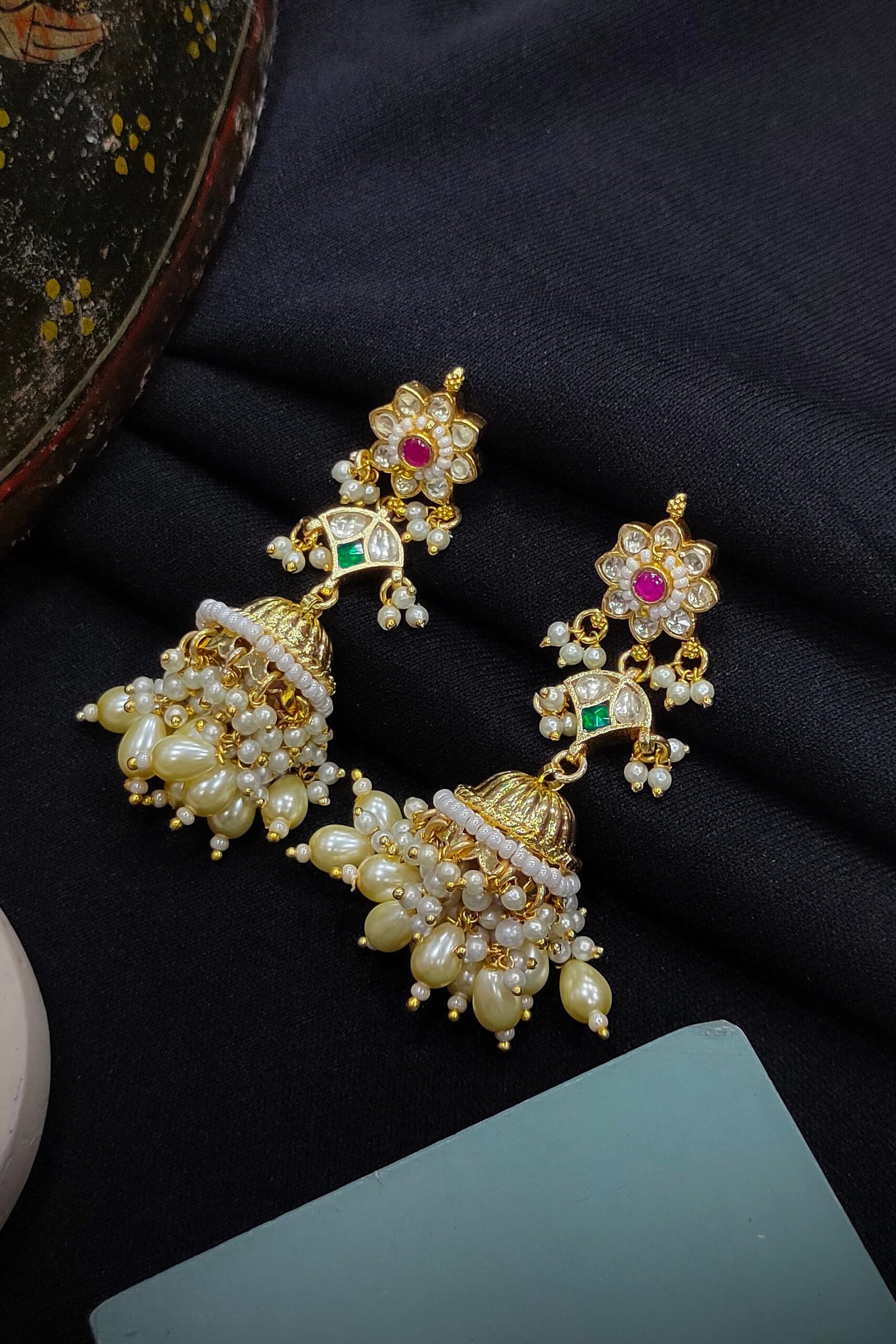 Pachi Kundan/ Jadau Long Set