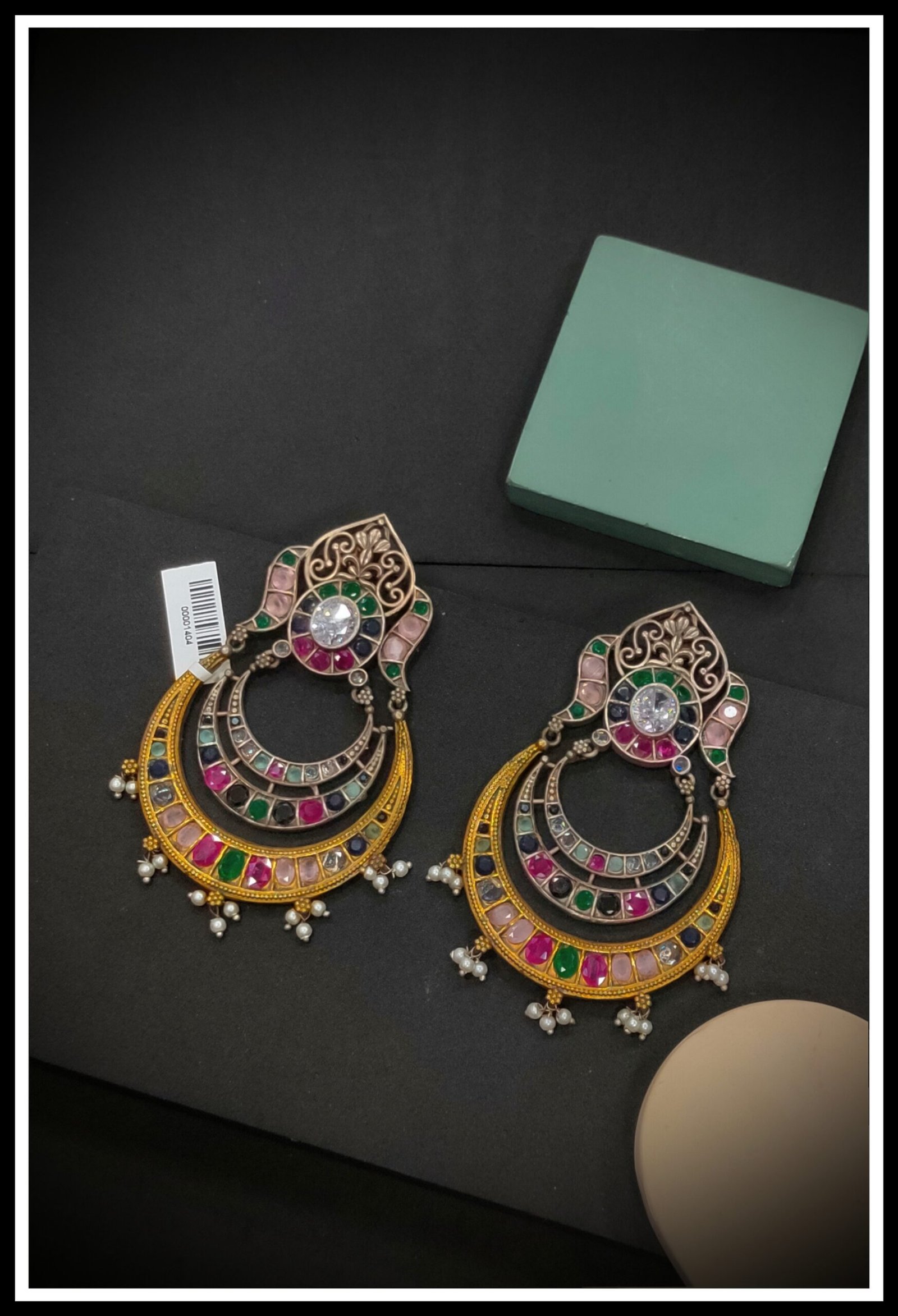 Oxodised Earrings