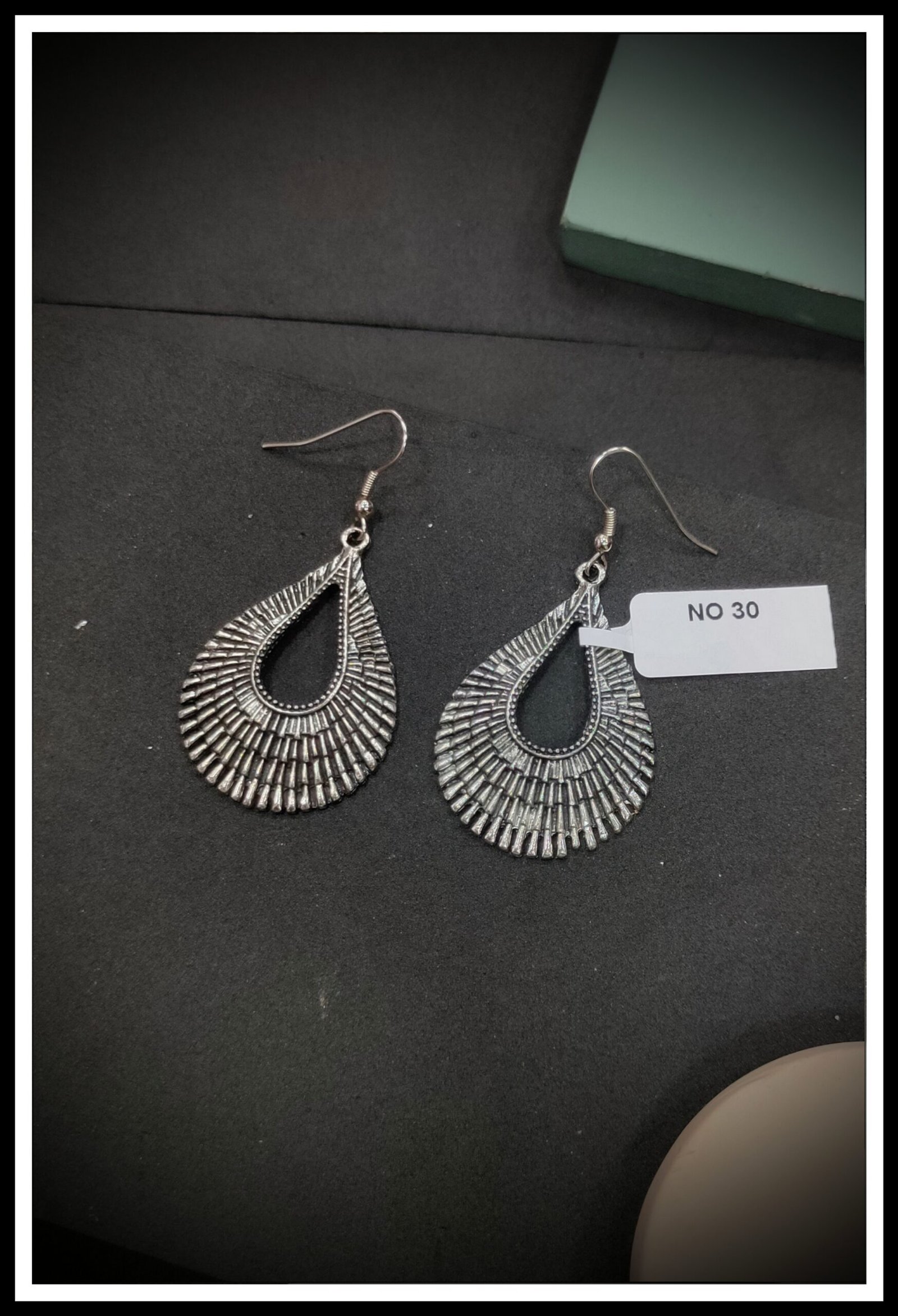 Oxodised Earrings
