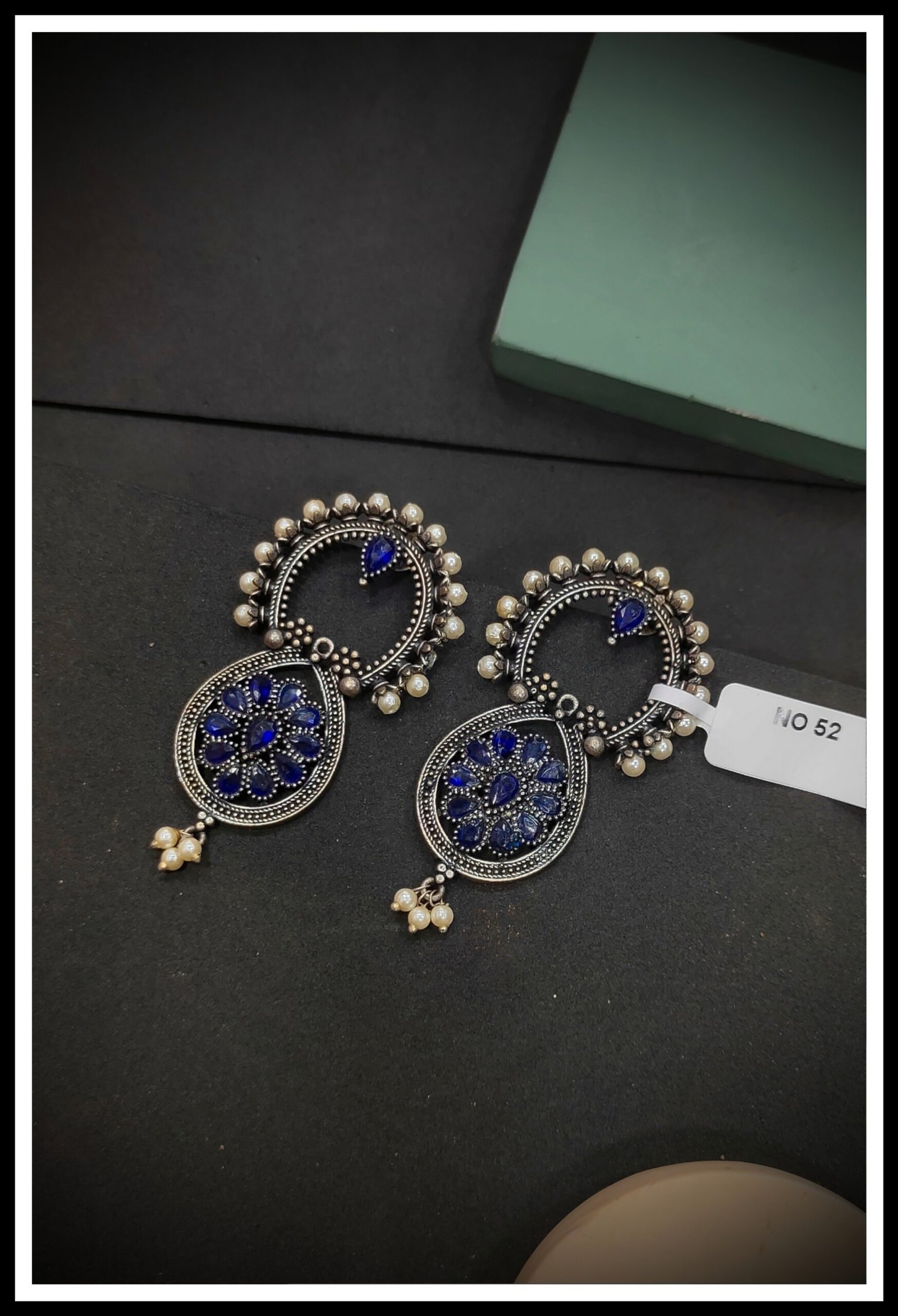 Oxodised Earrings