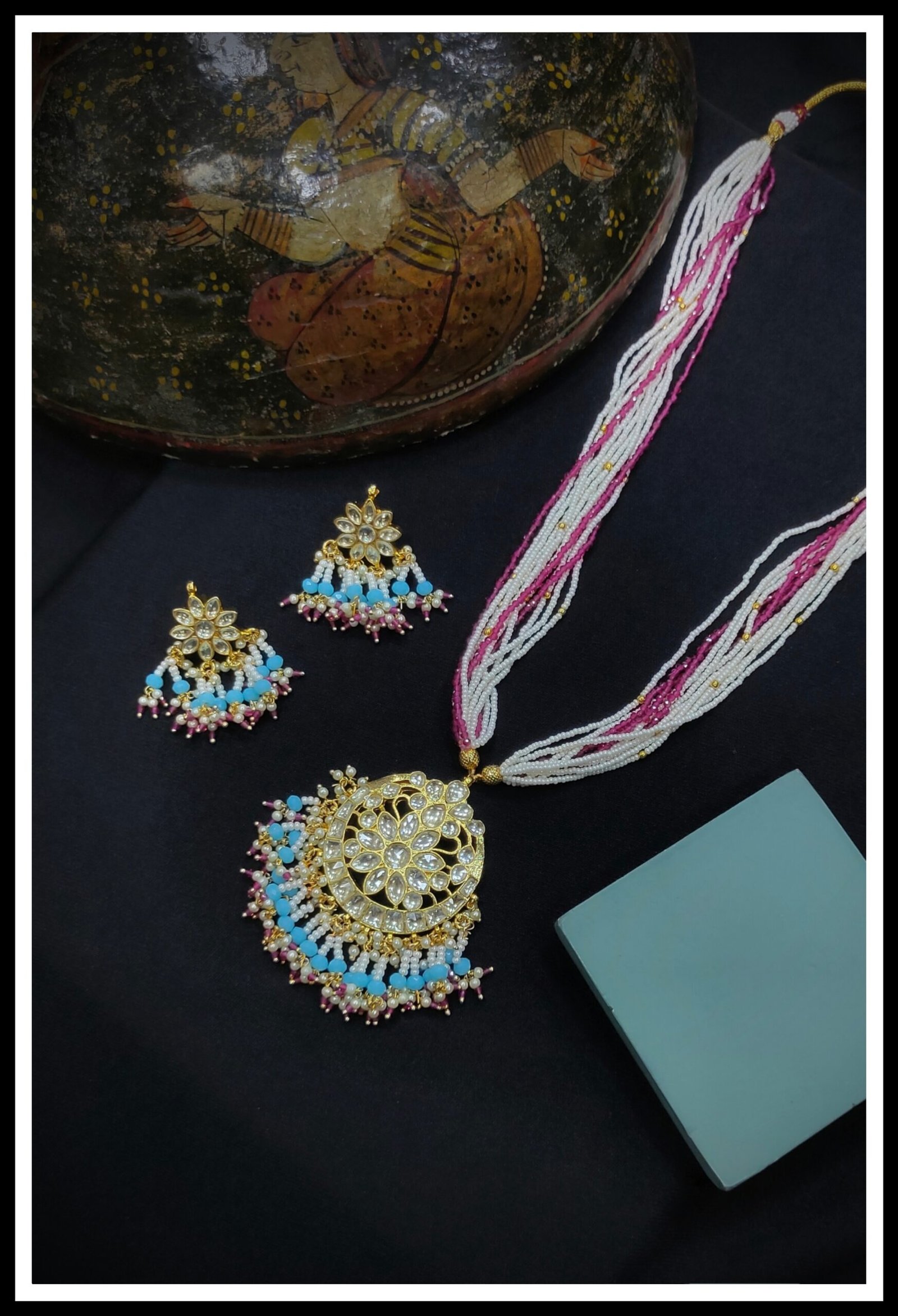 Pachi Kundan/ Jadau Long Set