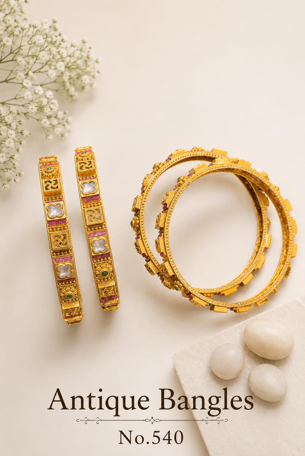 Antique Bangles [ swastik ]
