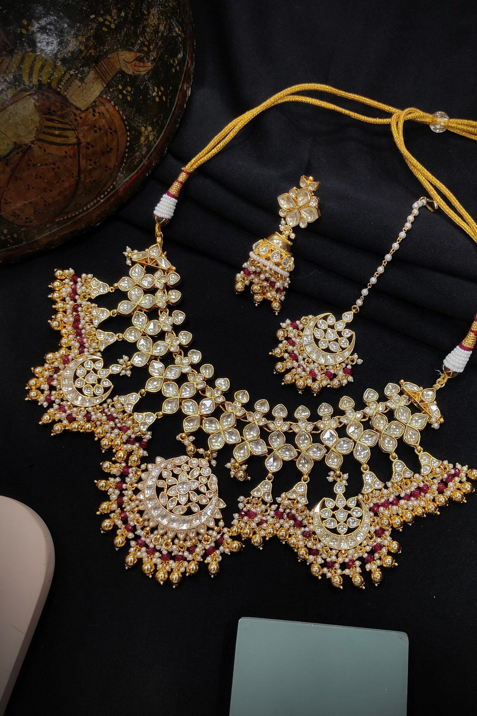 Pachi/ Jadau Kundan Bridal Set
