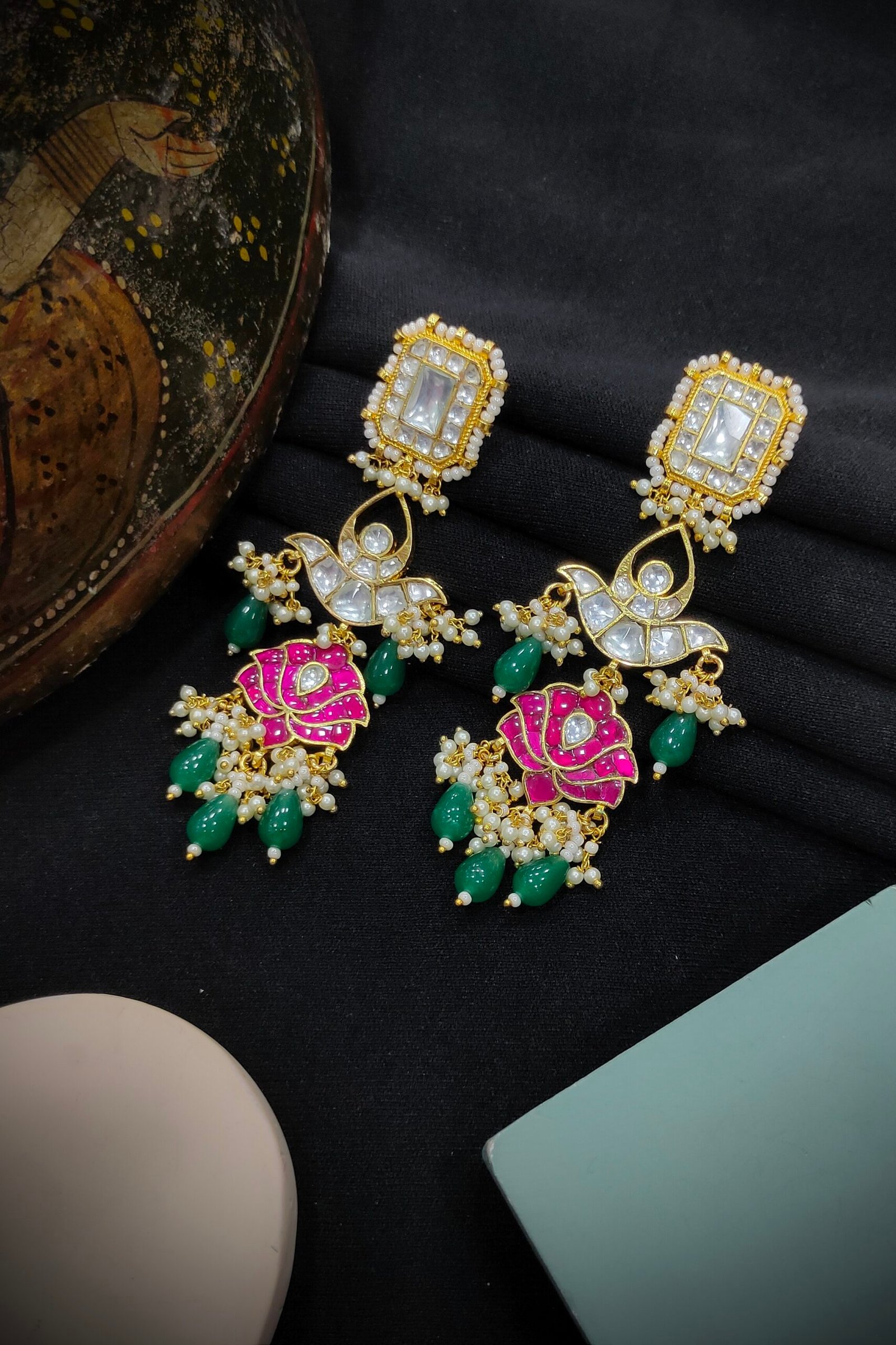 Pachi/ Jadau Kundan Bridal Set