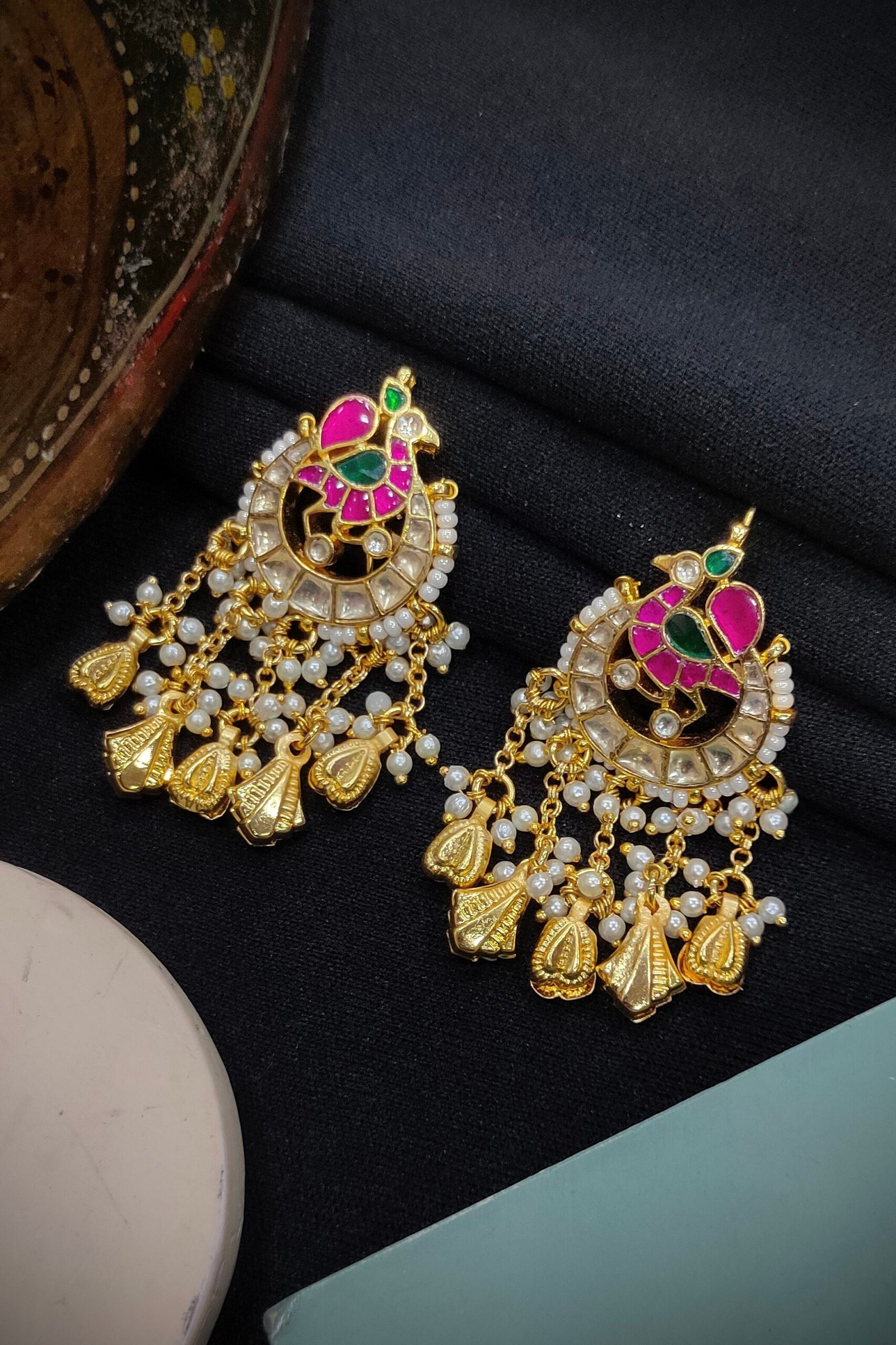 Pachi Kundan/ Jadau Necklace Set