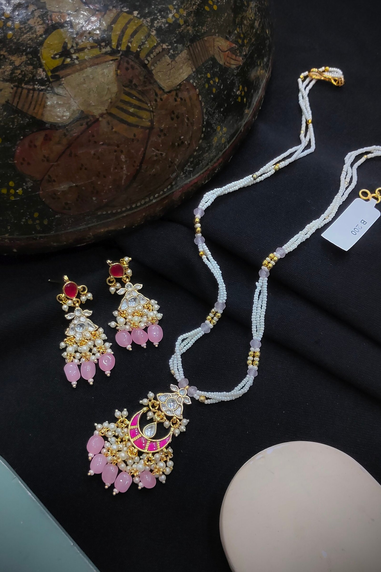 Pachi Kundan/ Jadau Pendant Set