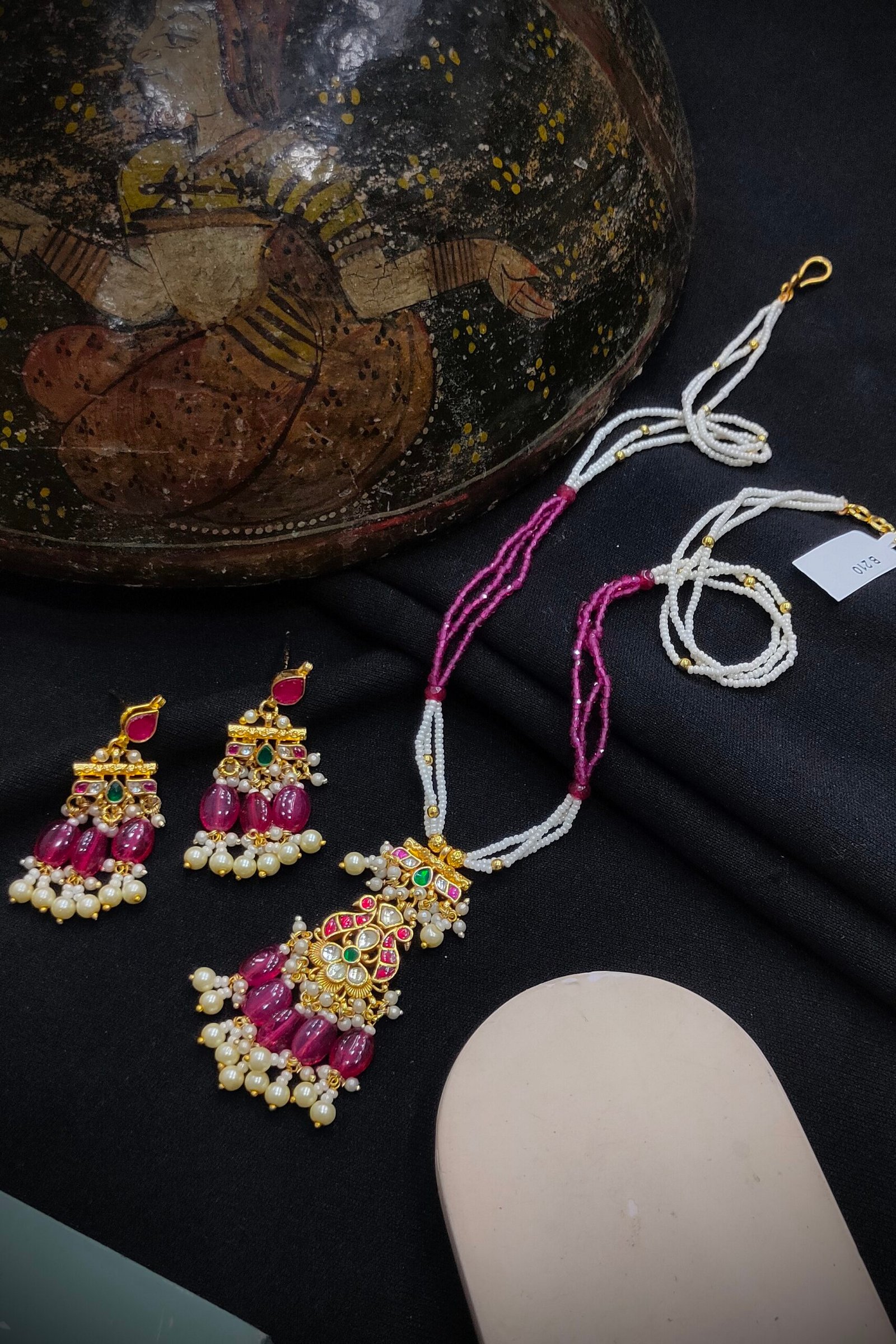 Pachi Kundan/ Jadau Pendant Set