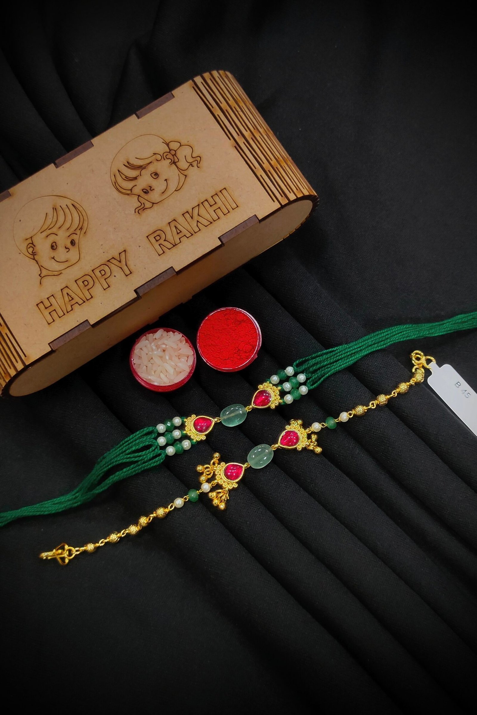 Pachi/Jadau Kundan Rakhi