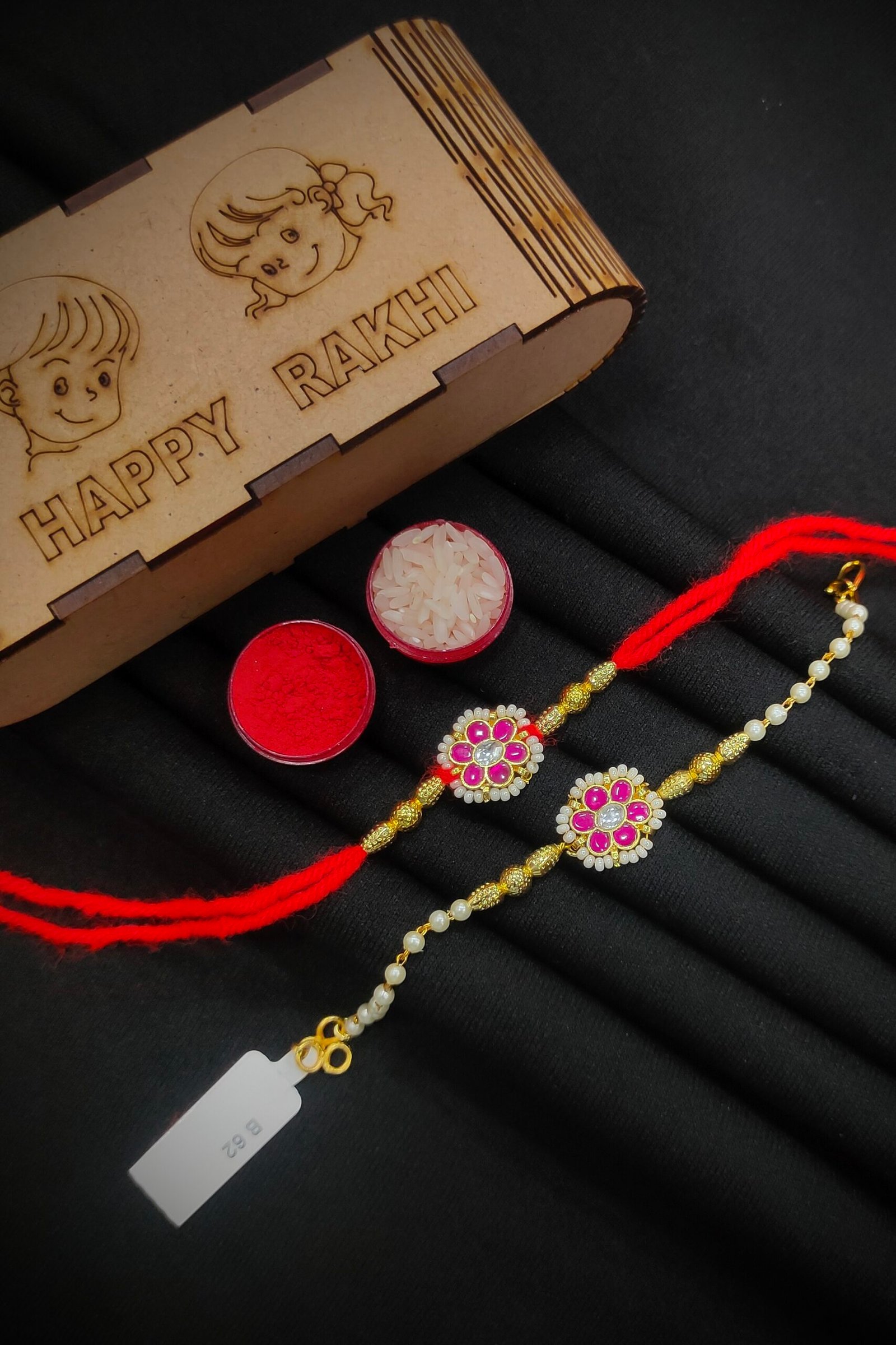 Pachi/Jadau Kundan Rakhi