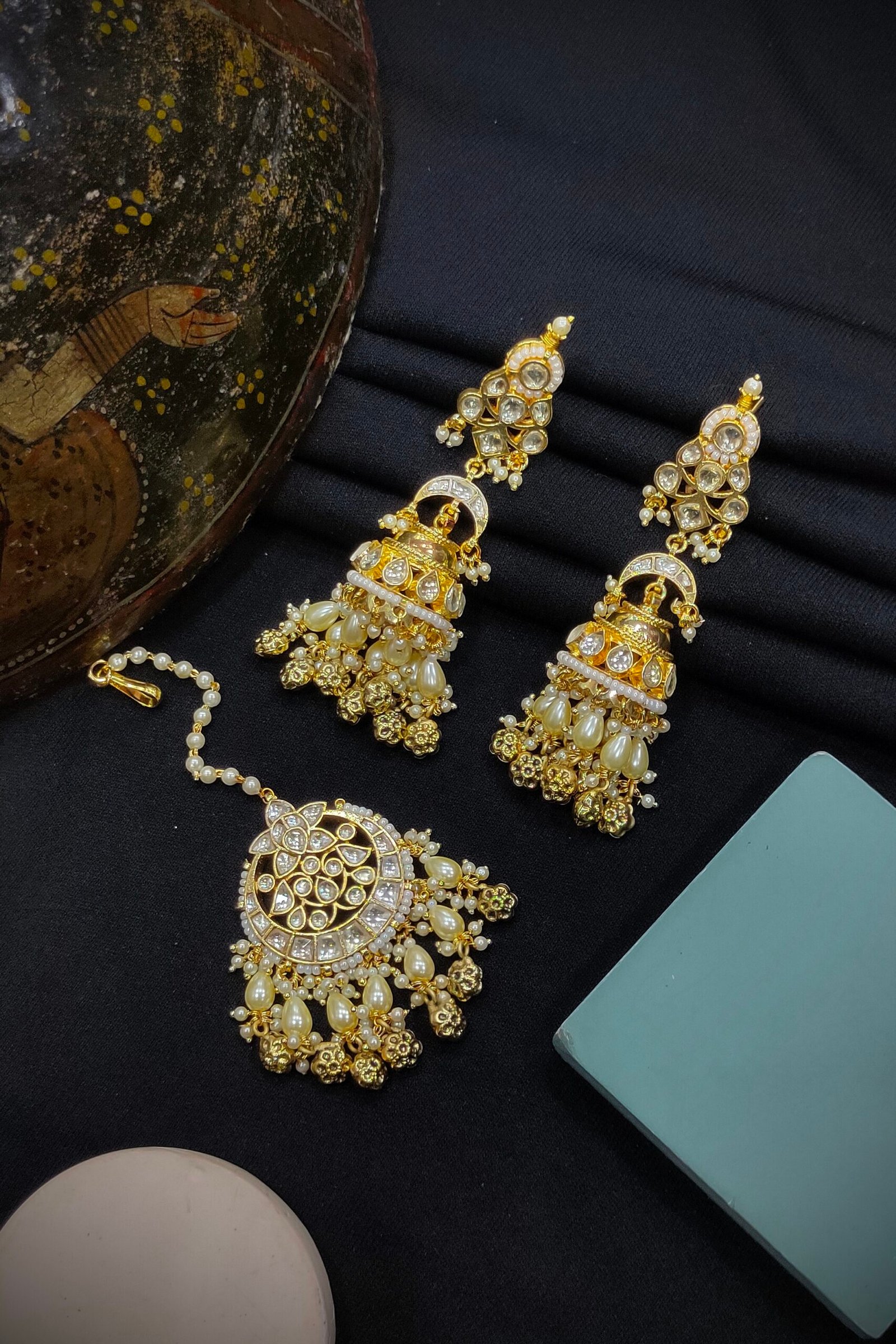 Pachi/ Jadau Kundan Bridal Set