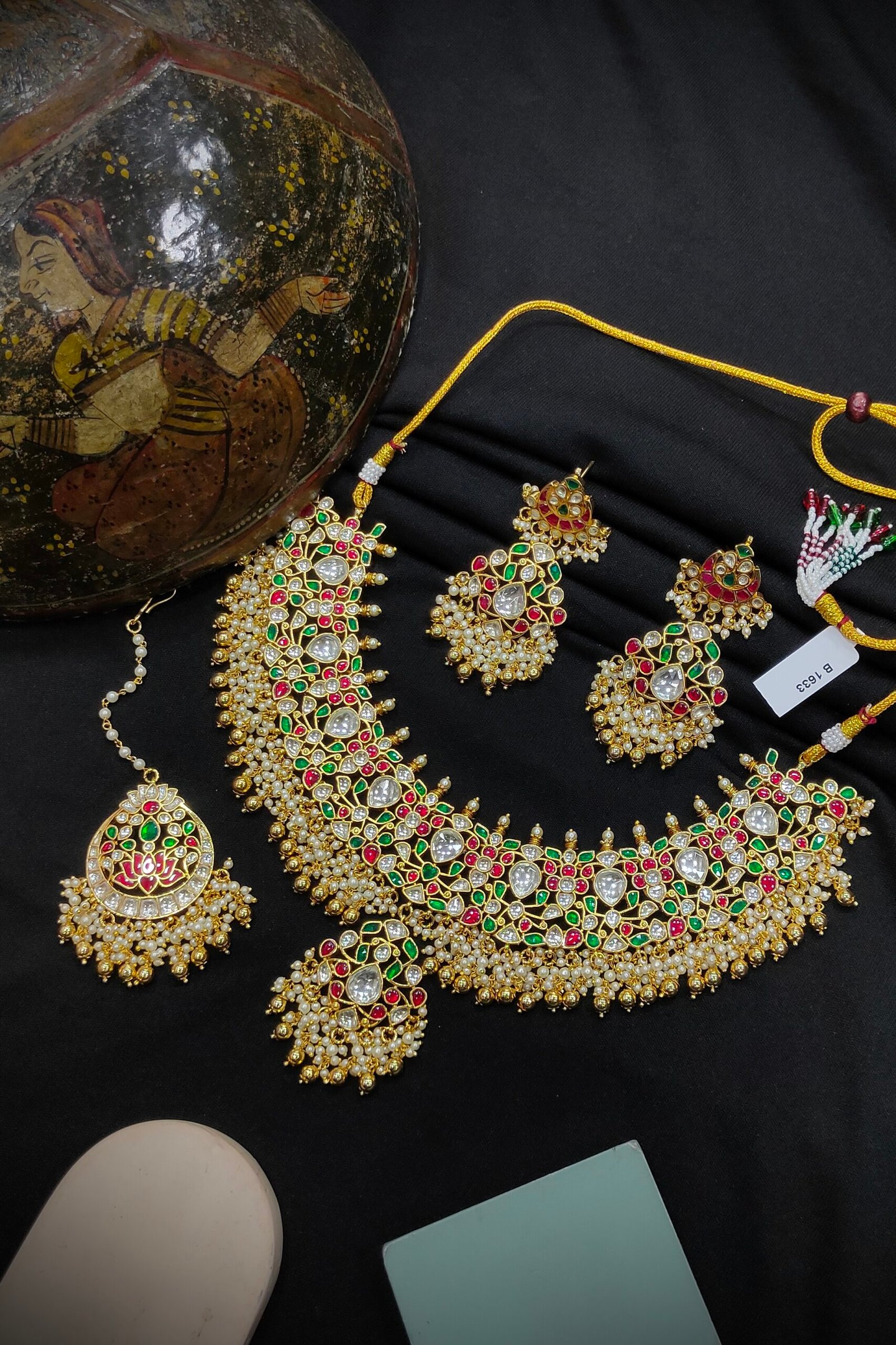 Pachi/ Jadau Kundan Bridal Set