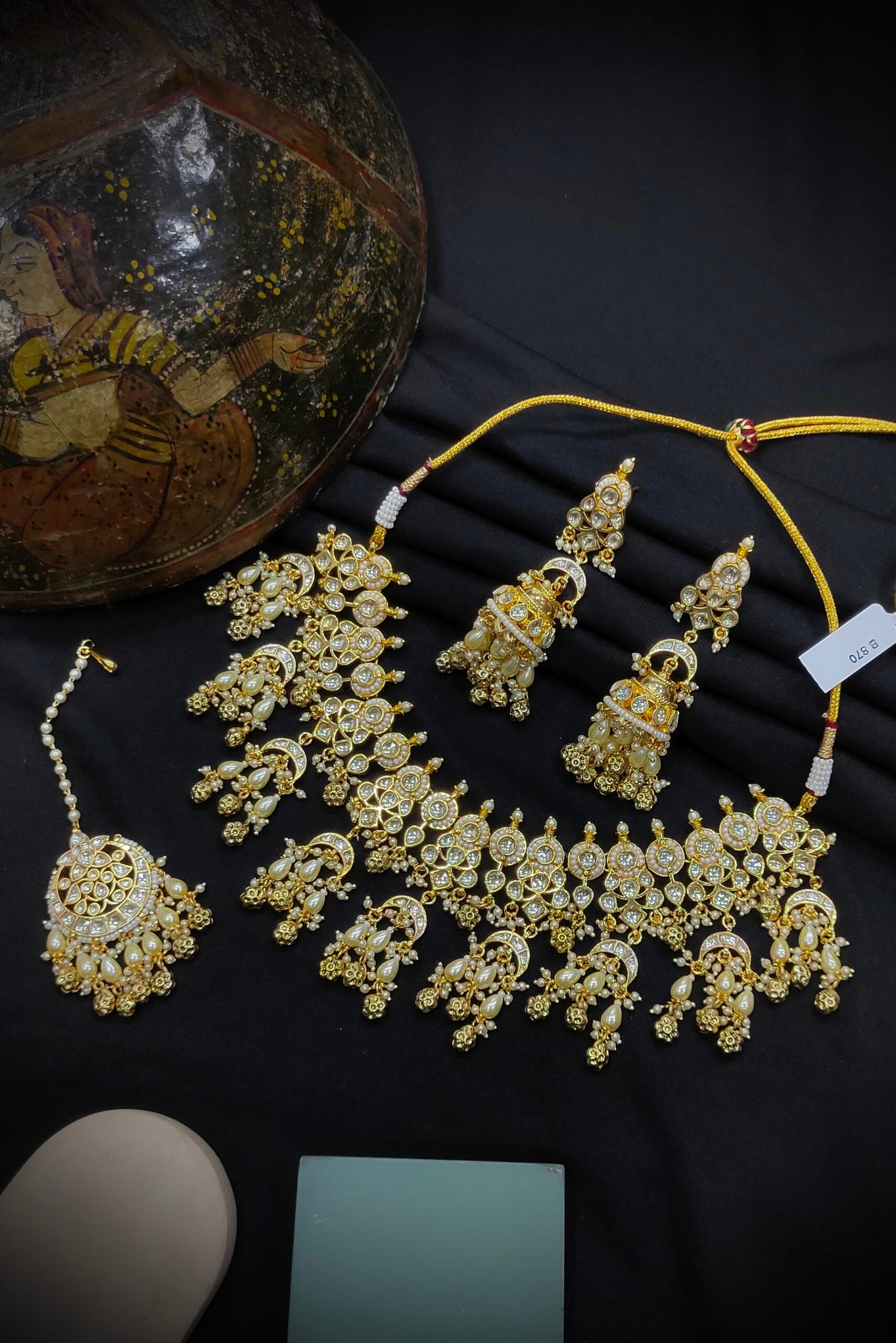Pachi/ Jadau Kundan Bridal Set