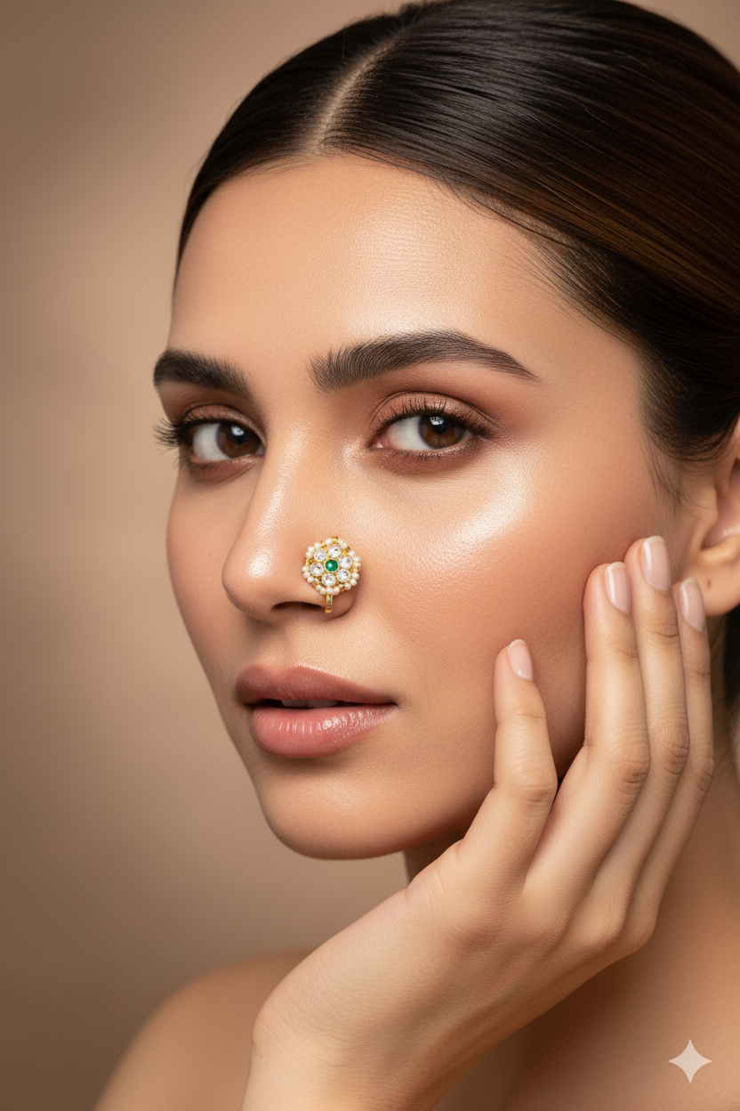 Pachi/Jadau Kundan Nath