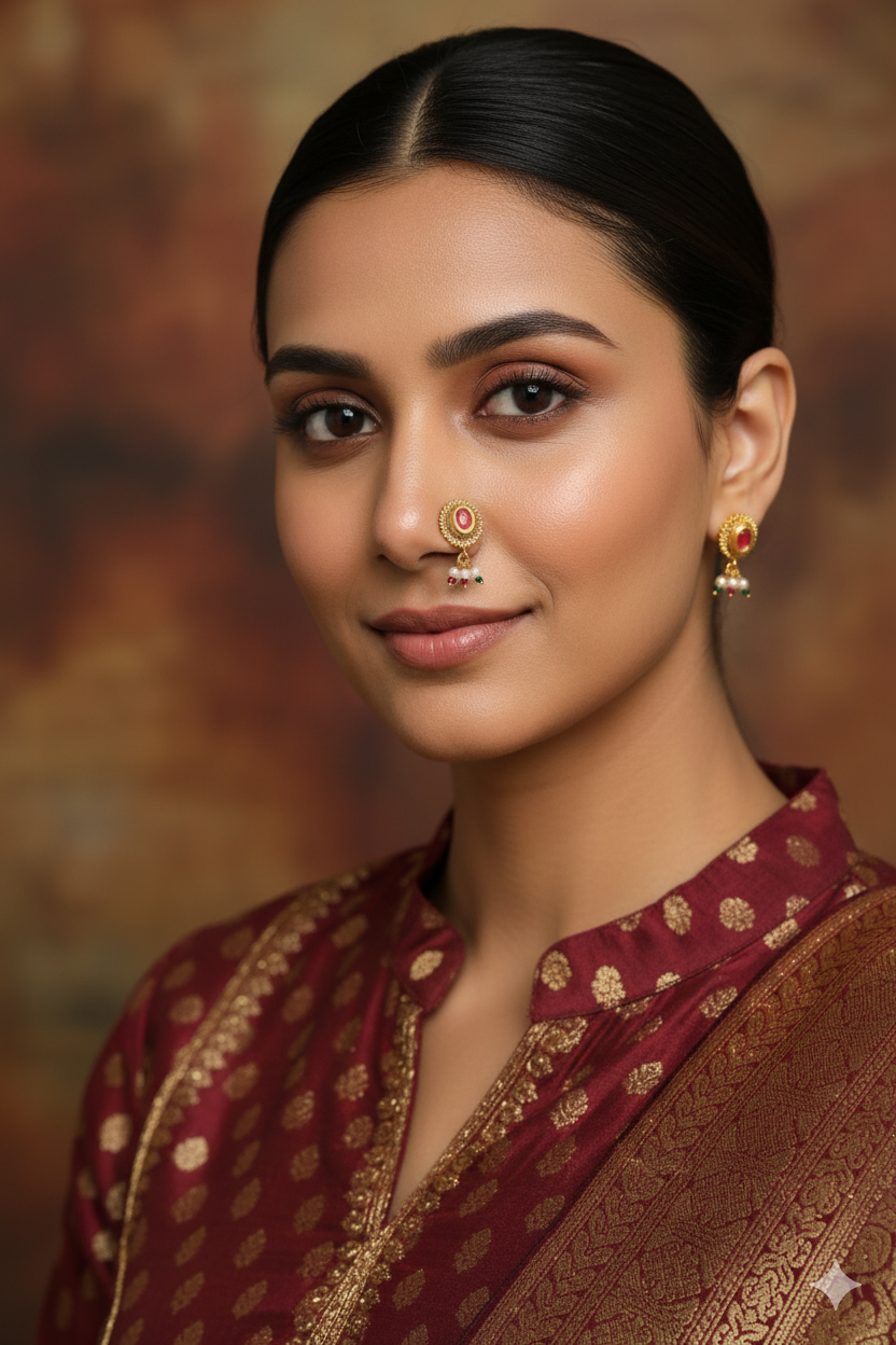 Pachi/Jadau Kundan Nath