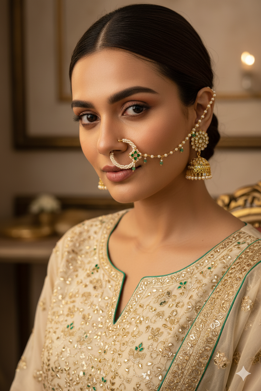 Pachi/Jadau Kundan Nath