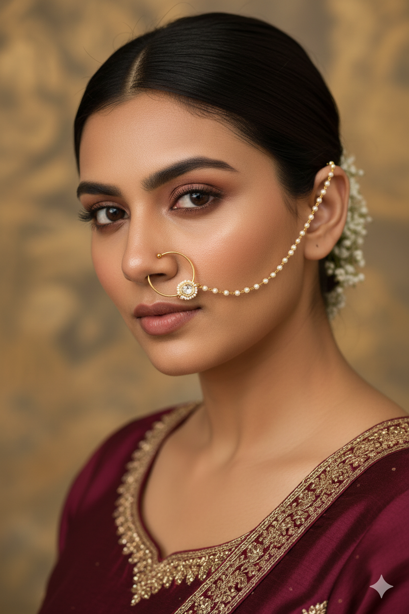 Pachi/Jadau Kundan Nath