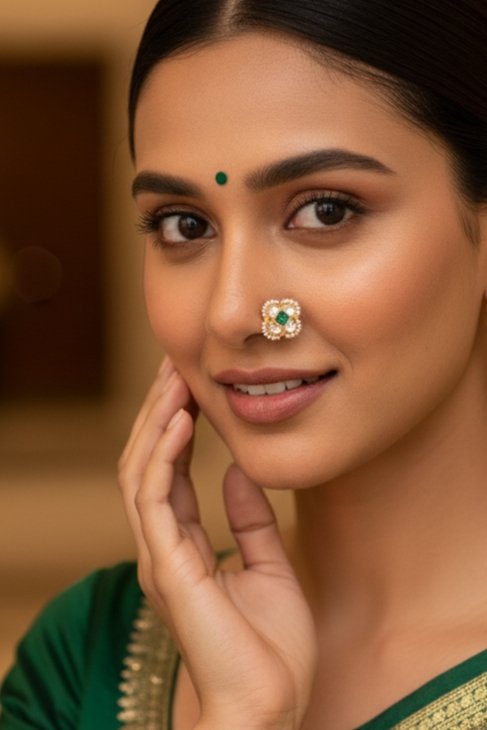 Pachi/Jadau Kundan Nath