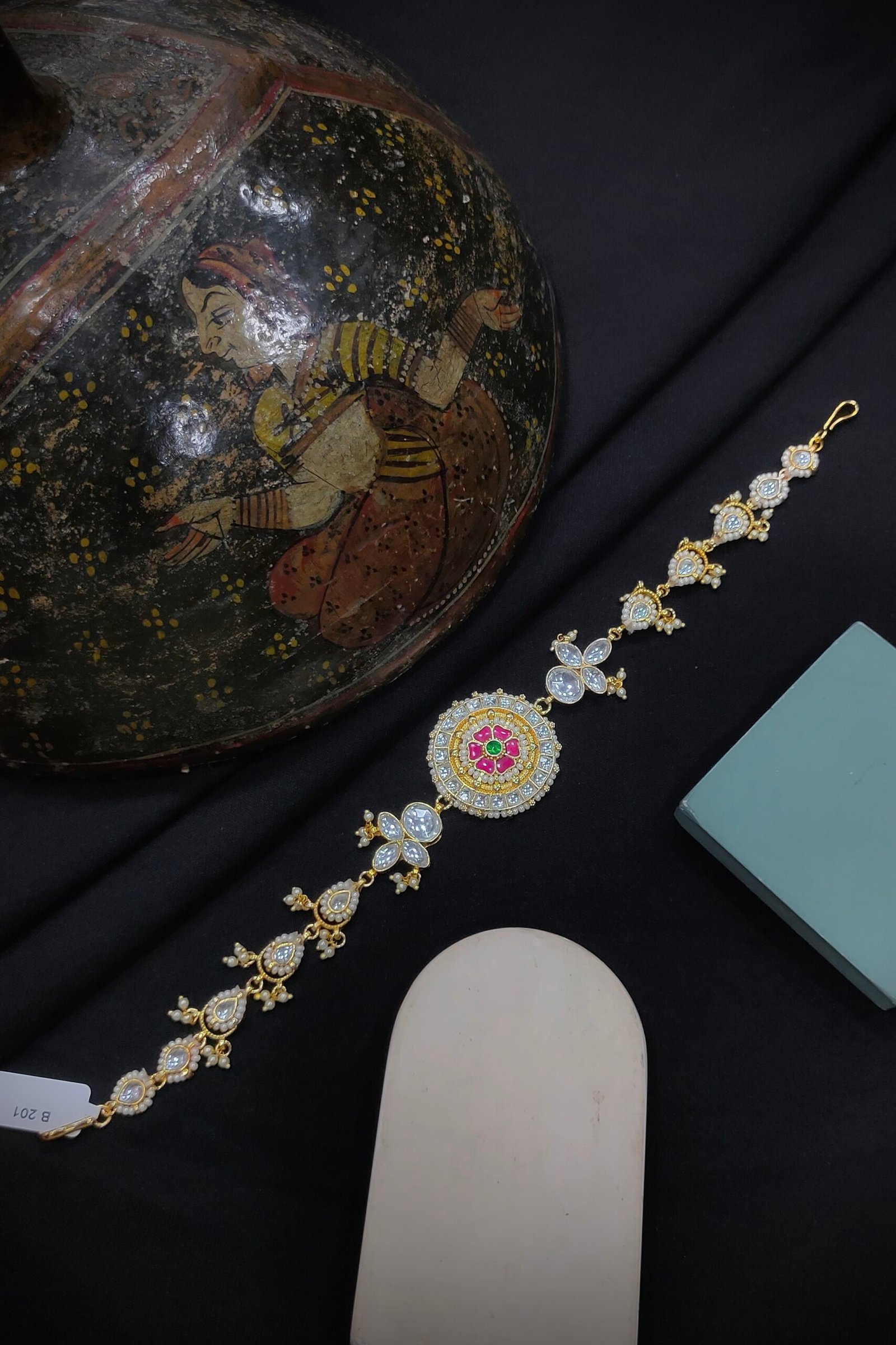 Pachi/Jadau Kundan Matha Patti