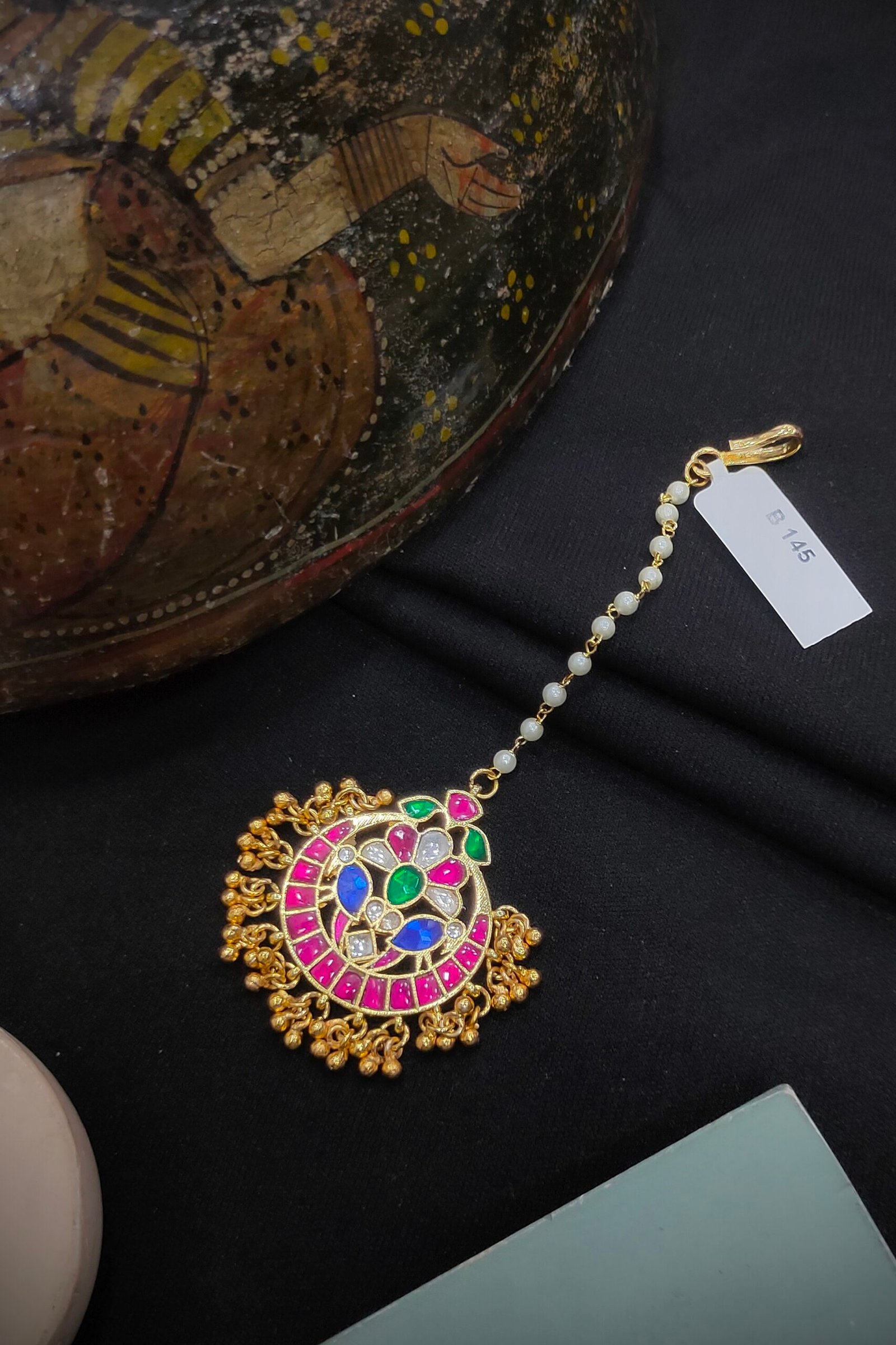 Pachi Kundan [Jadau Kundan] Mangtika / Tika Heritage