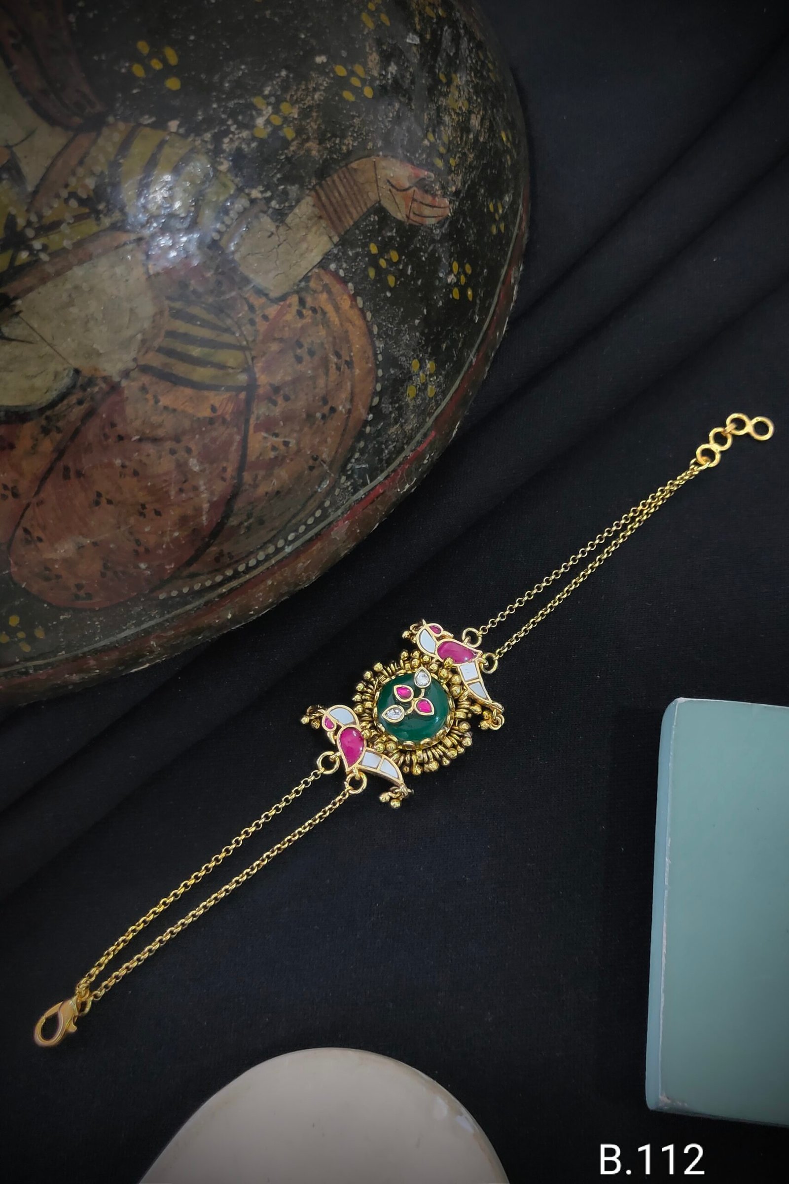 Pachi Kundan/Jadau Bracelet