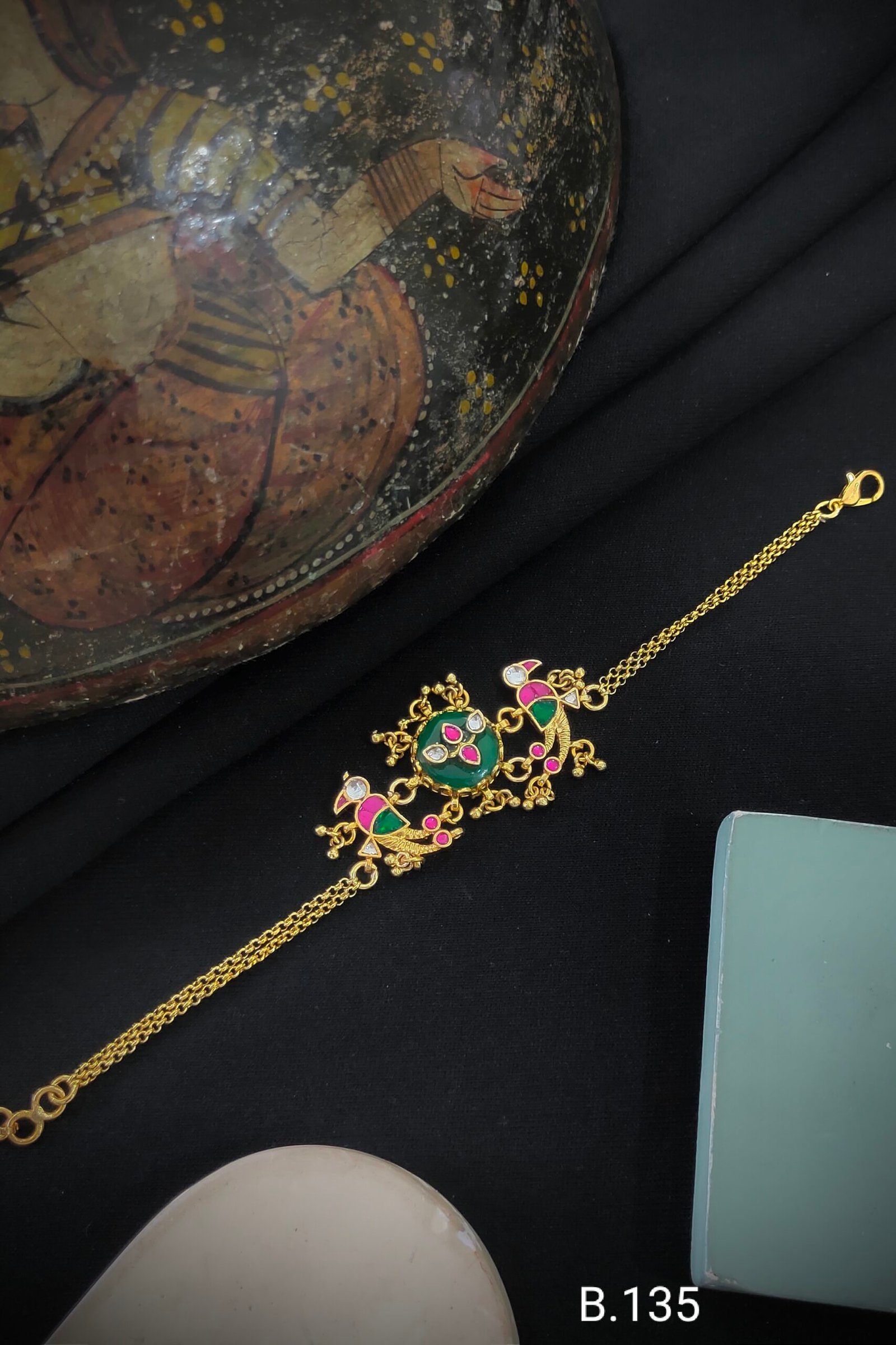 Pachi Kundan/Jadau Bracelet