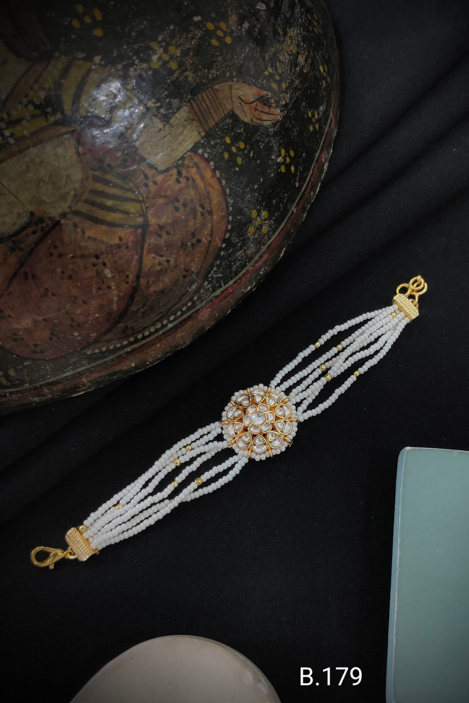 Pachi Kundan/Jadau Bracelet
