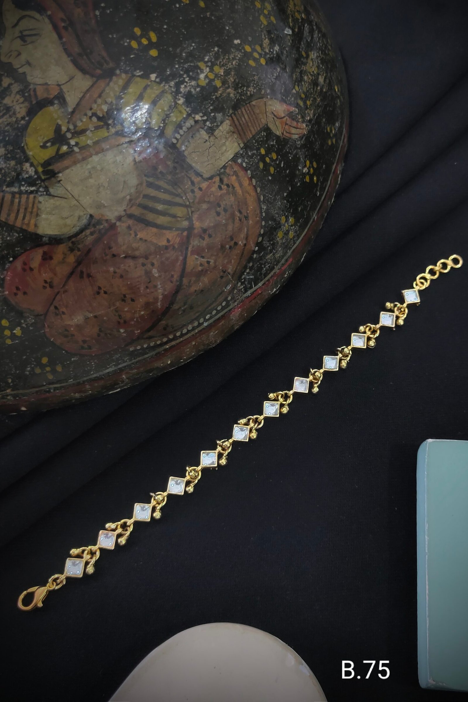 Pachi Kundan/Jadau Bracelet