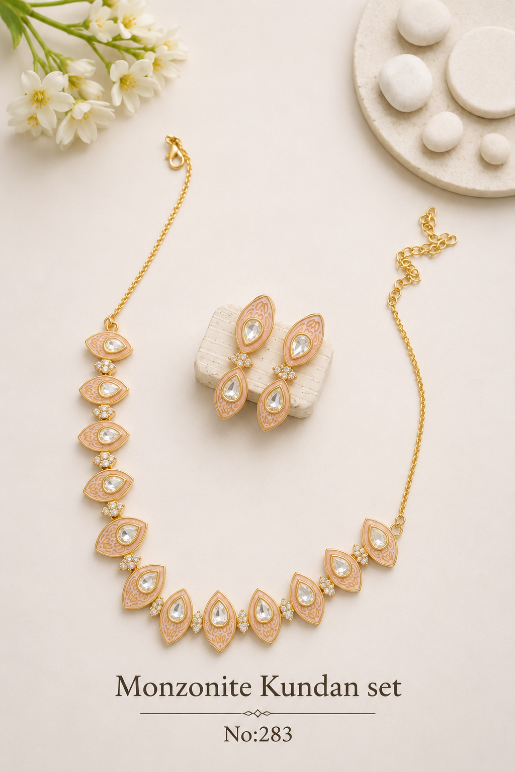 Monzonite Kundan Sets