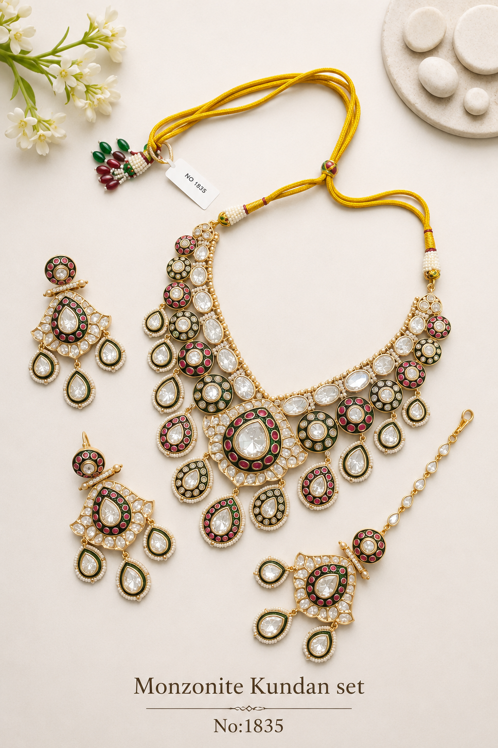 Monzonite Kundan sets [ bridal]