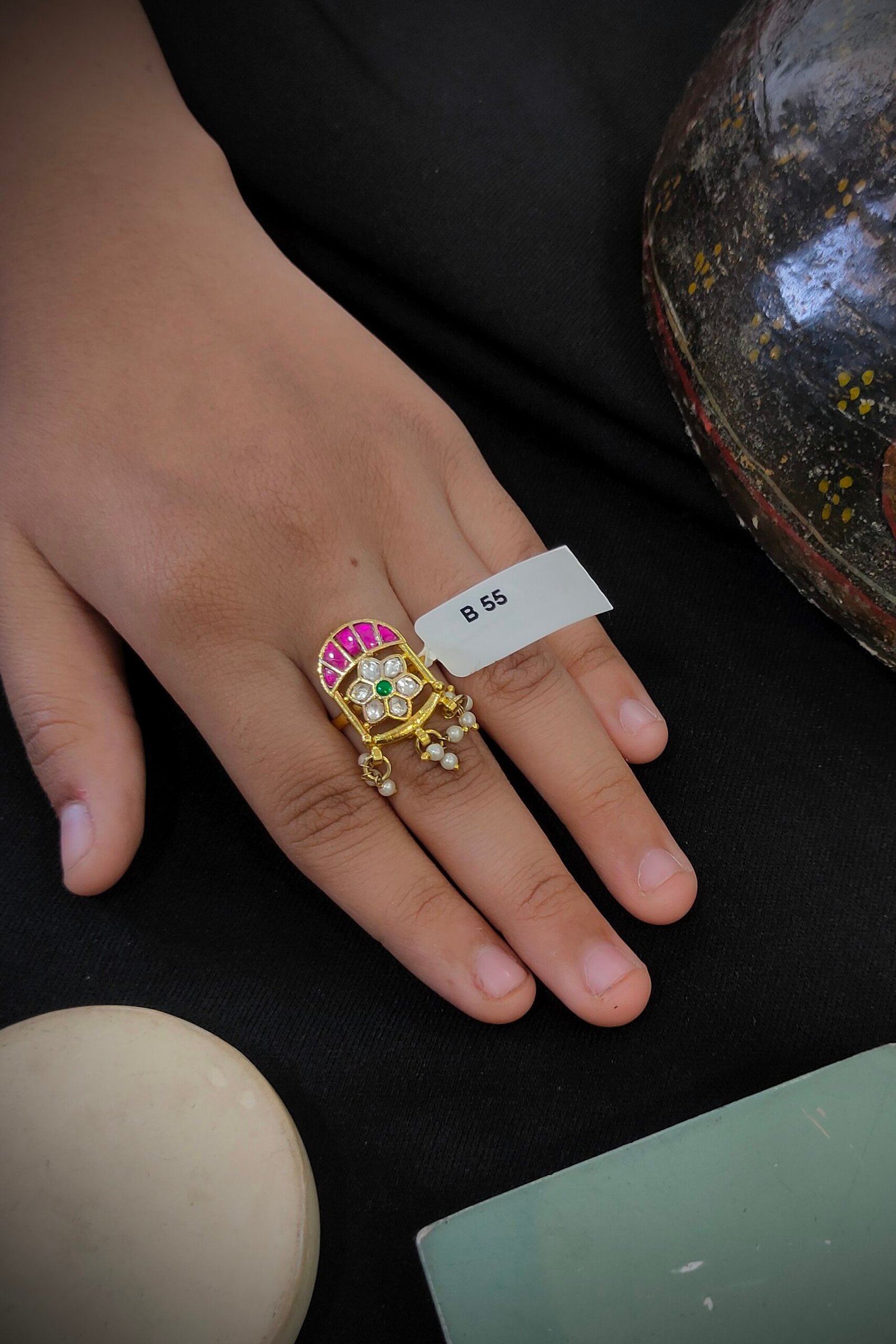 Pachi/Jadau Kundan Ring