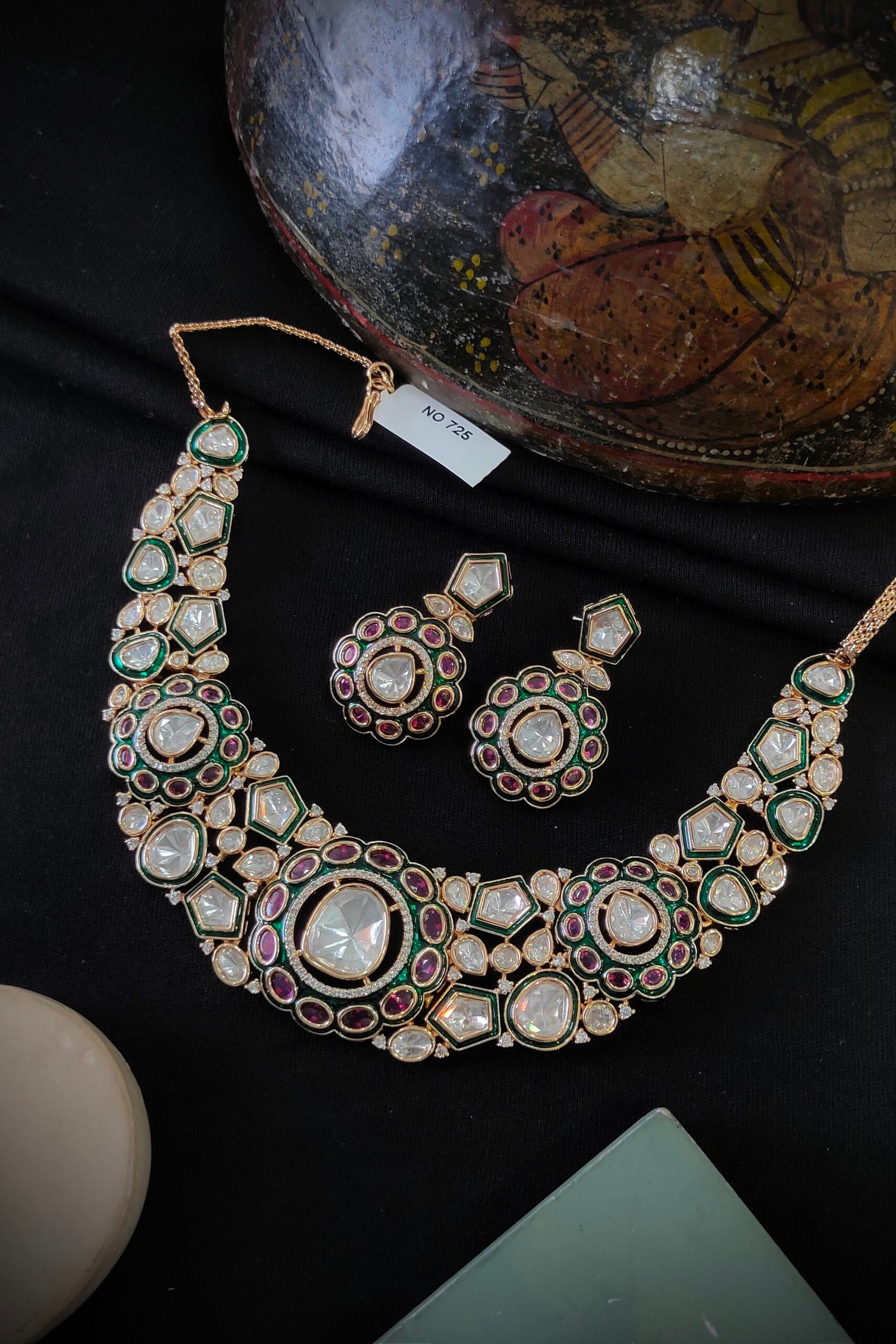 Monzonite Kundan sets [ bridal]