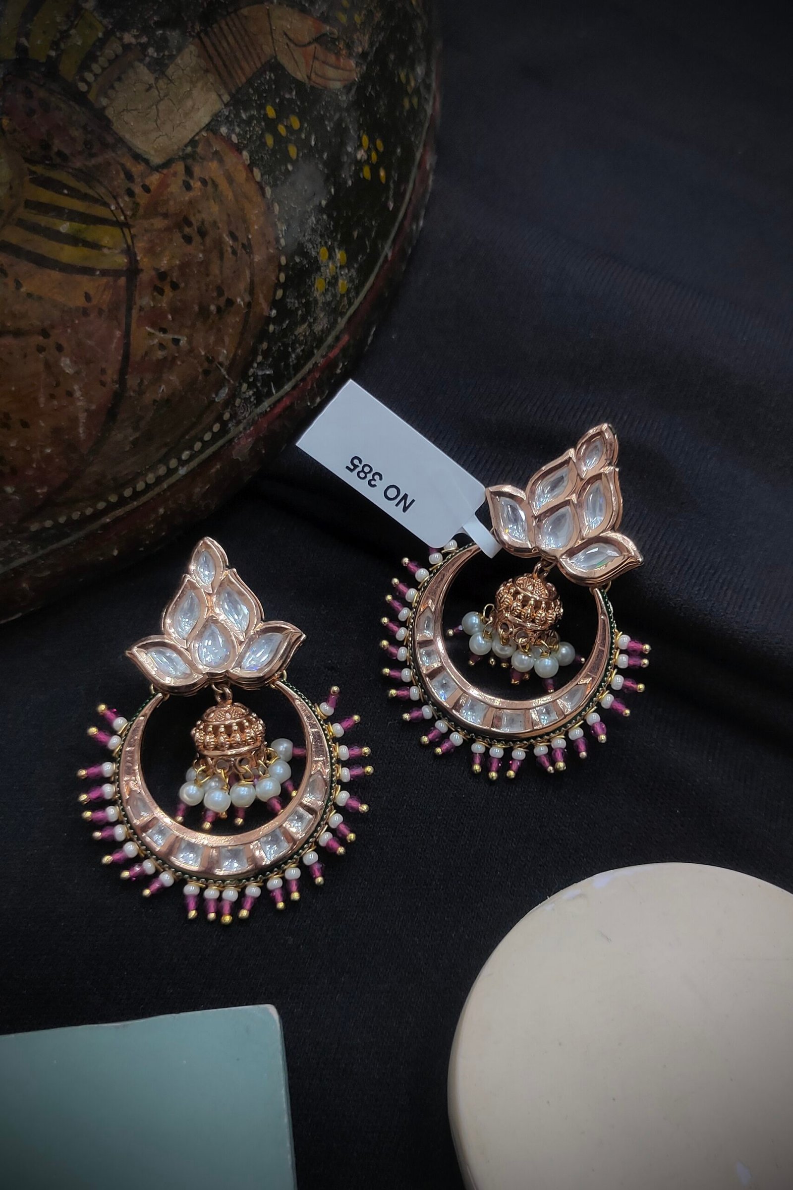 Kundan Earrings.