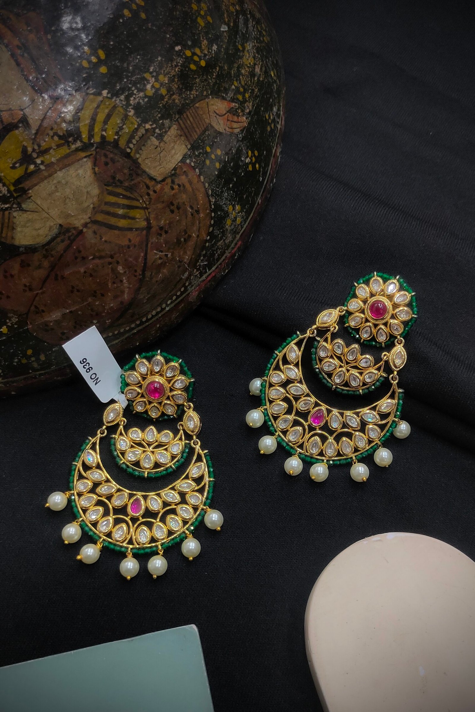 Kundan Earrings.