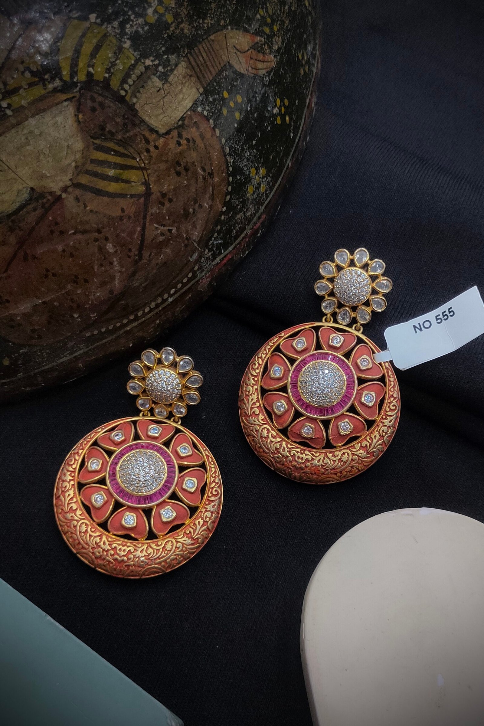 Kundan Earrings.