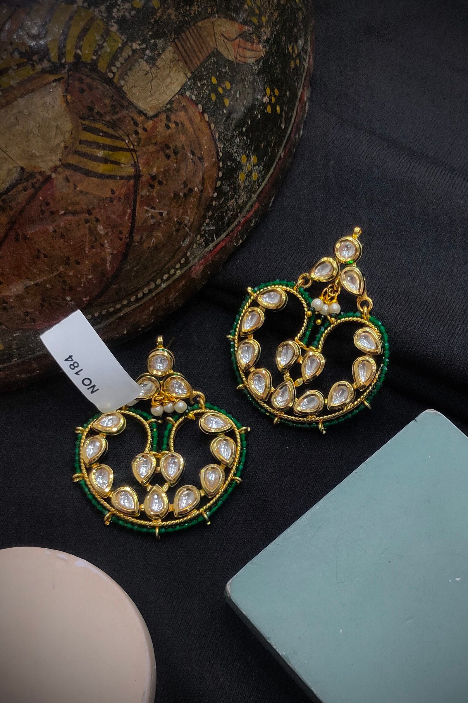 Kundan Earrings.