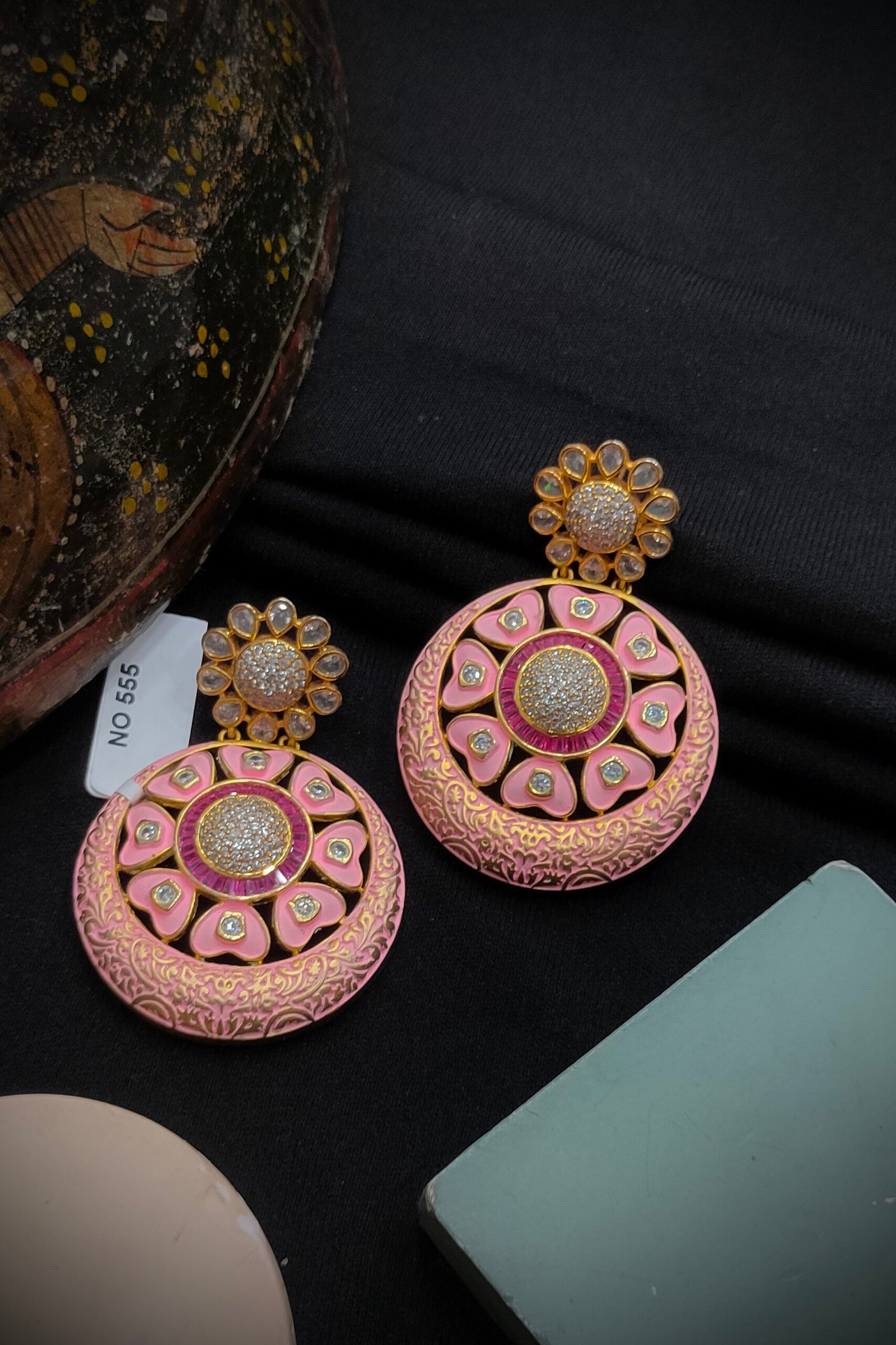 Kundan Earrings.