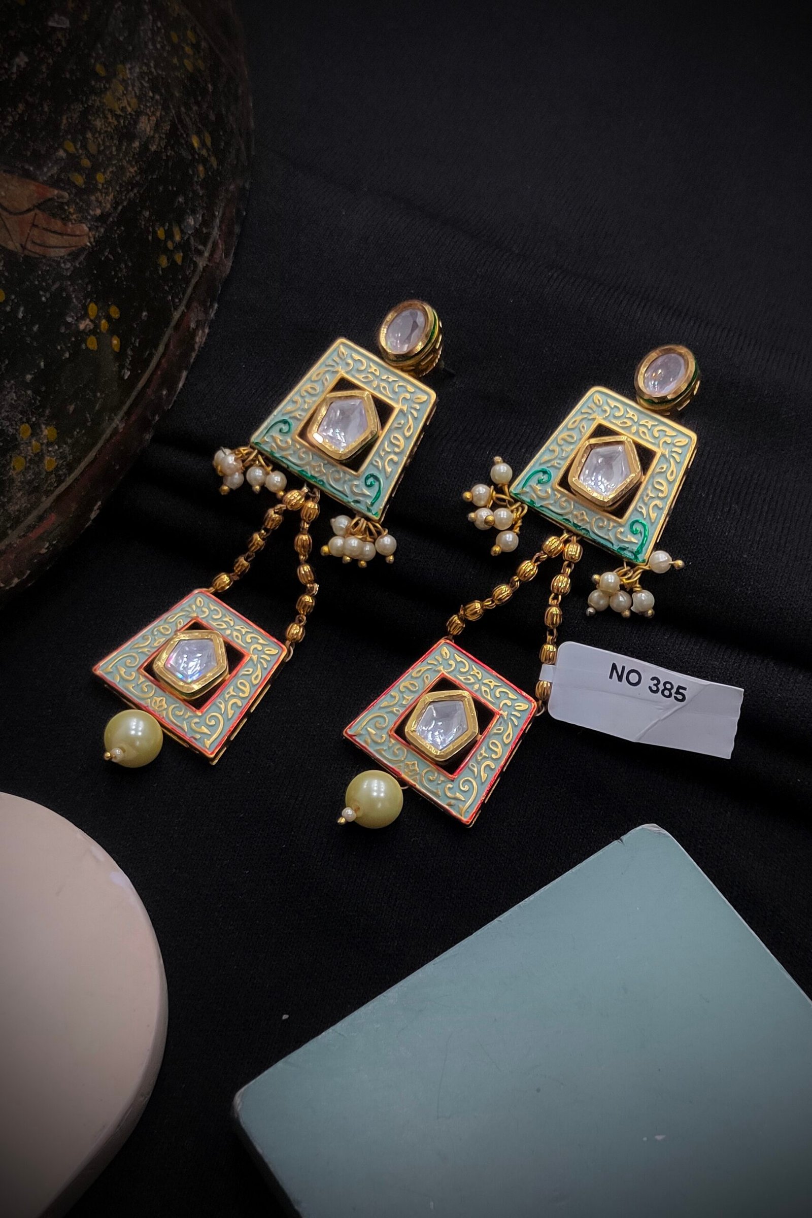 Kundan Earrings.
