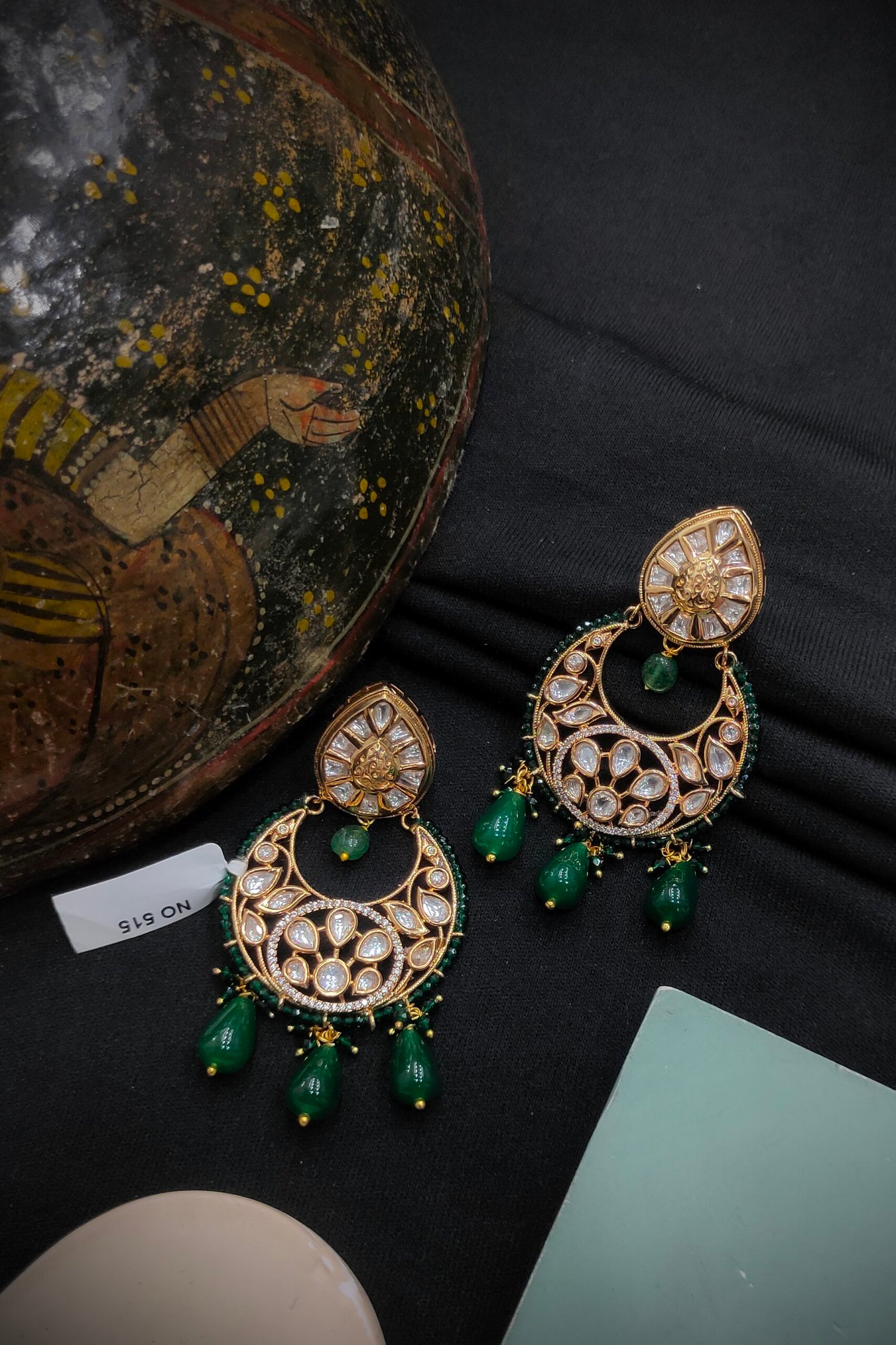 Kundan Earrings.