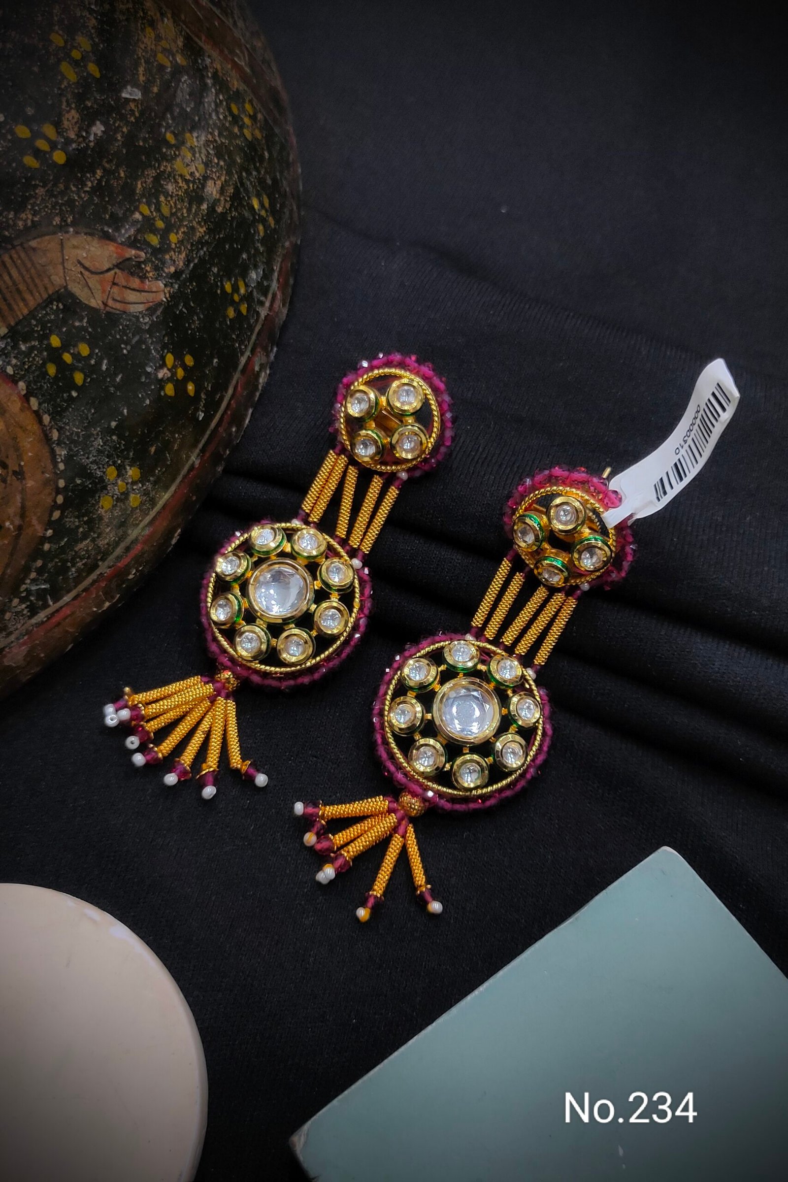 Kundan Earrings.