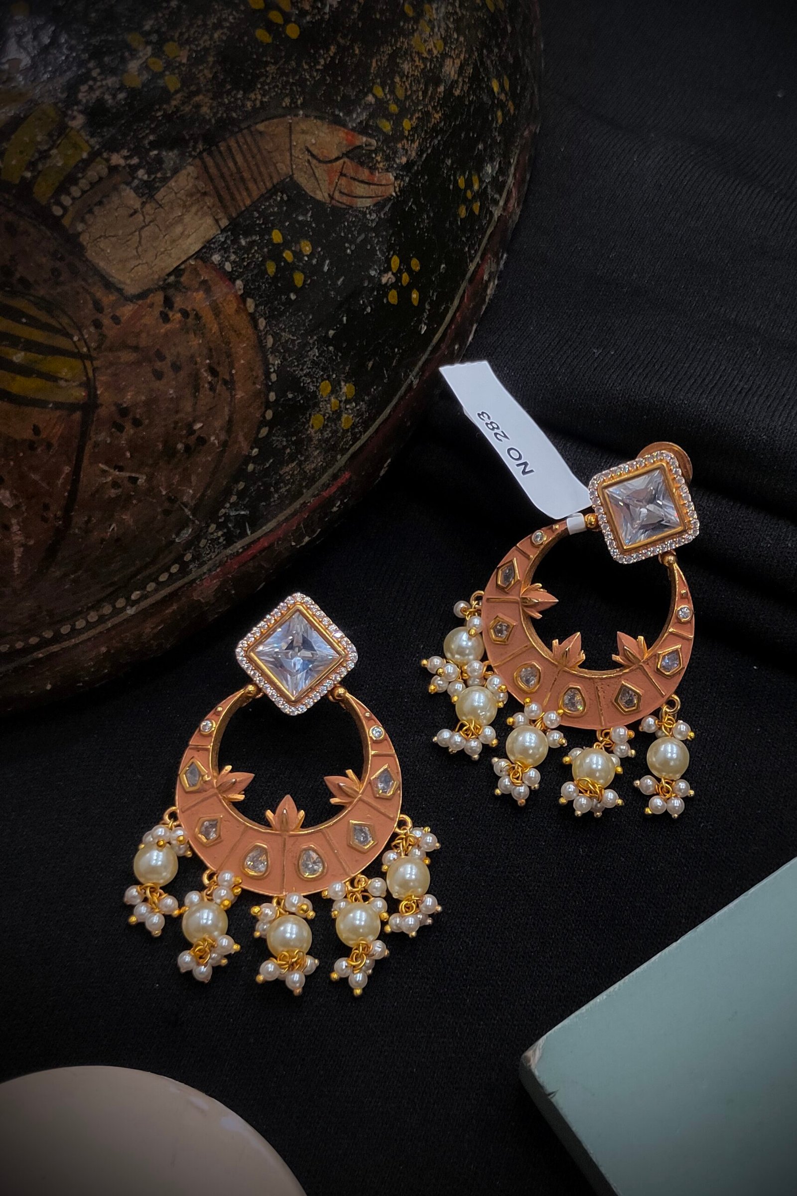 Kundan Earrings.