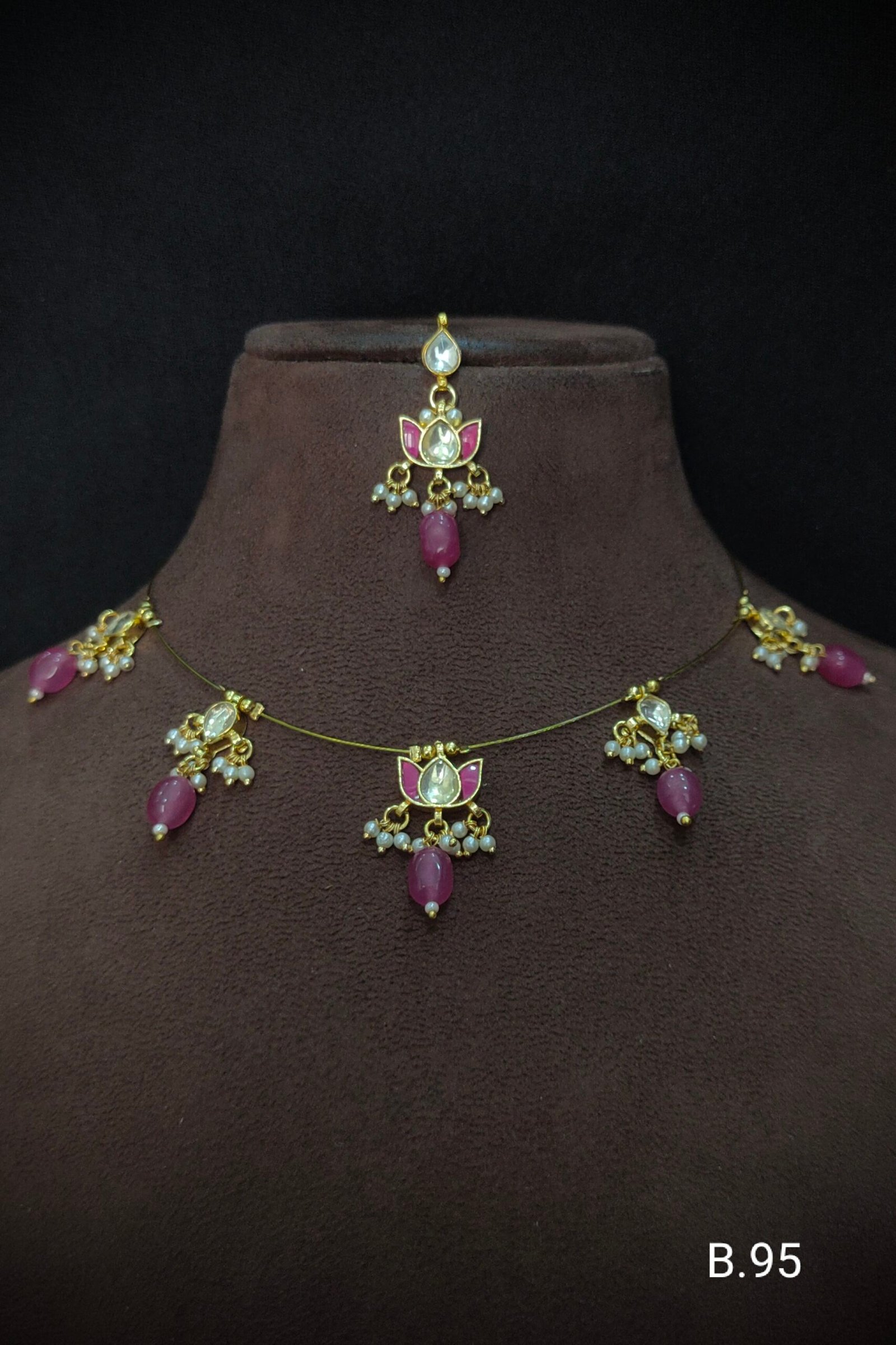 Pachi Kundan/ Jadau Choker Set (Invisible)